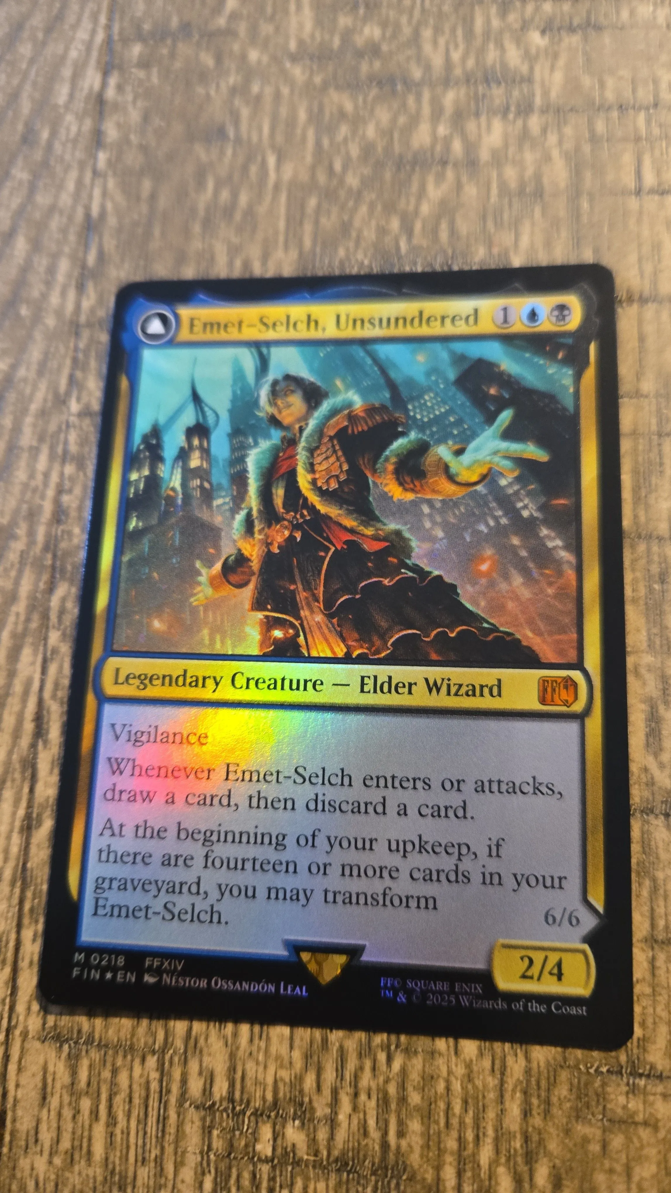 Product image for mtg Final fantasy foil Emet-Selch,  Unsundered