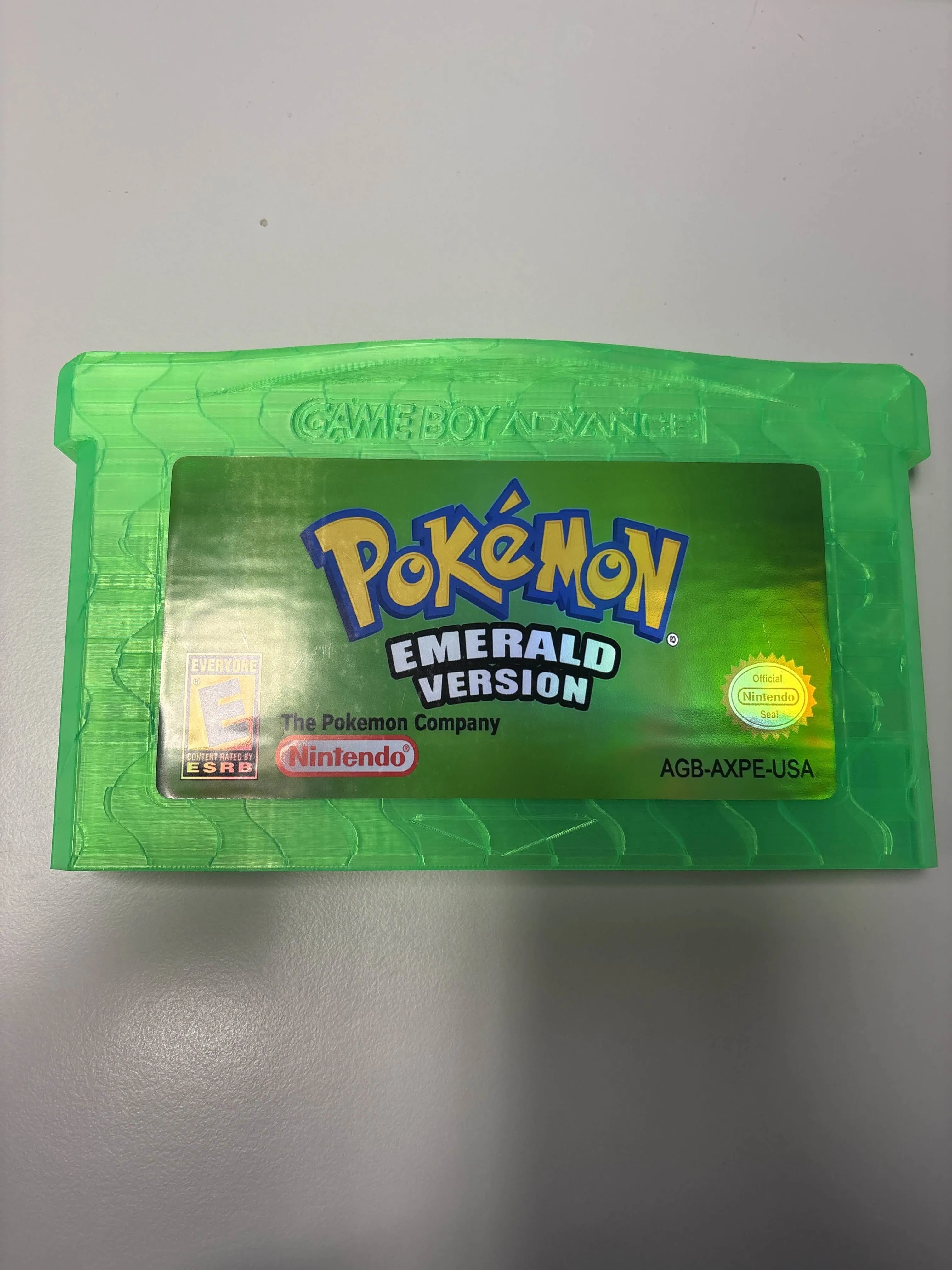 Product image for Pokemon Emerald 3D Printed Cartridge Wall Art