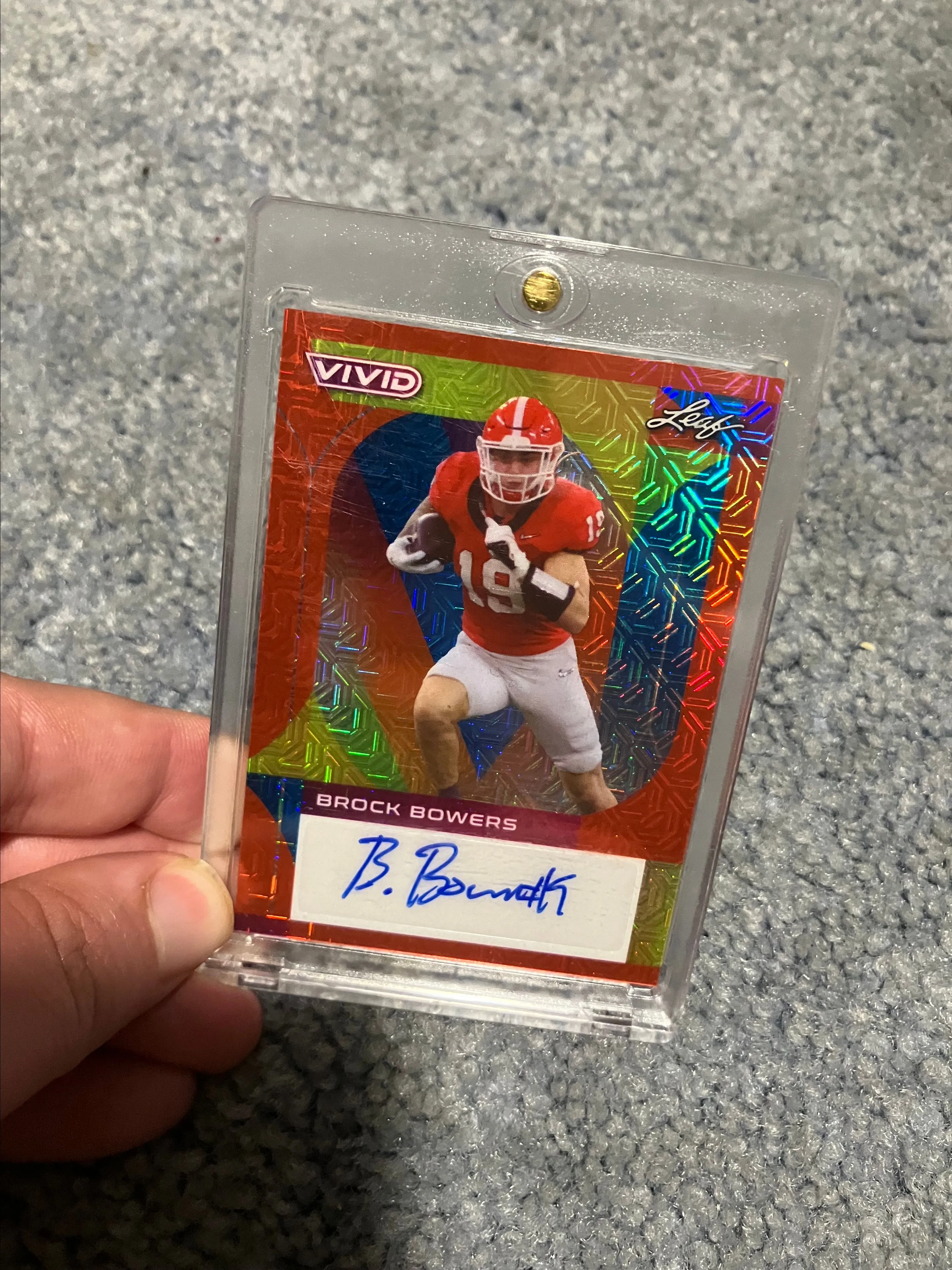Product image for brock bowers rookie auto /8