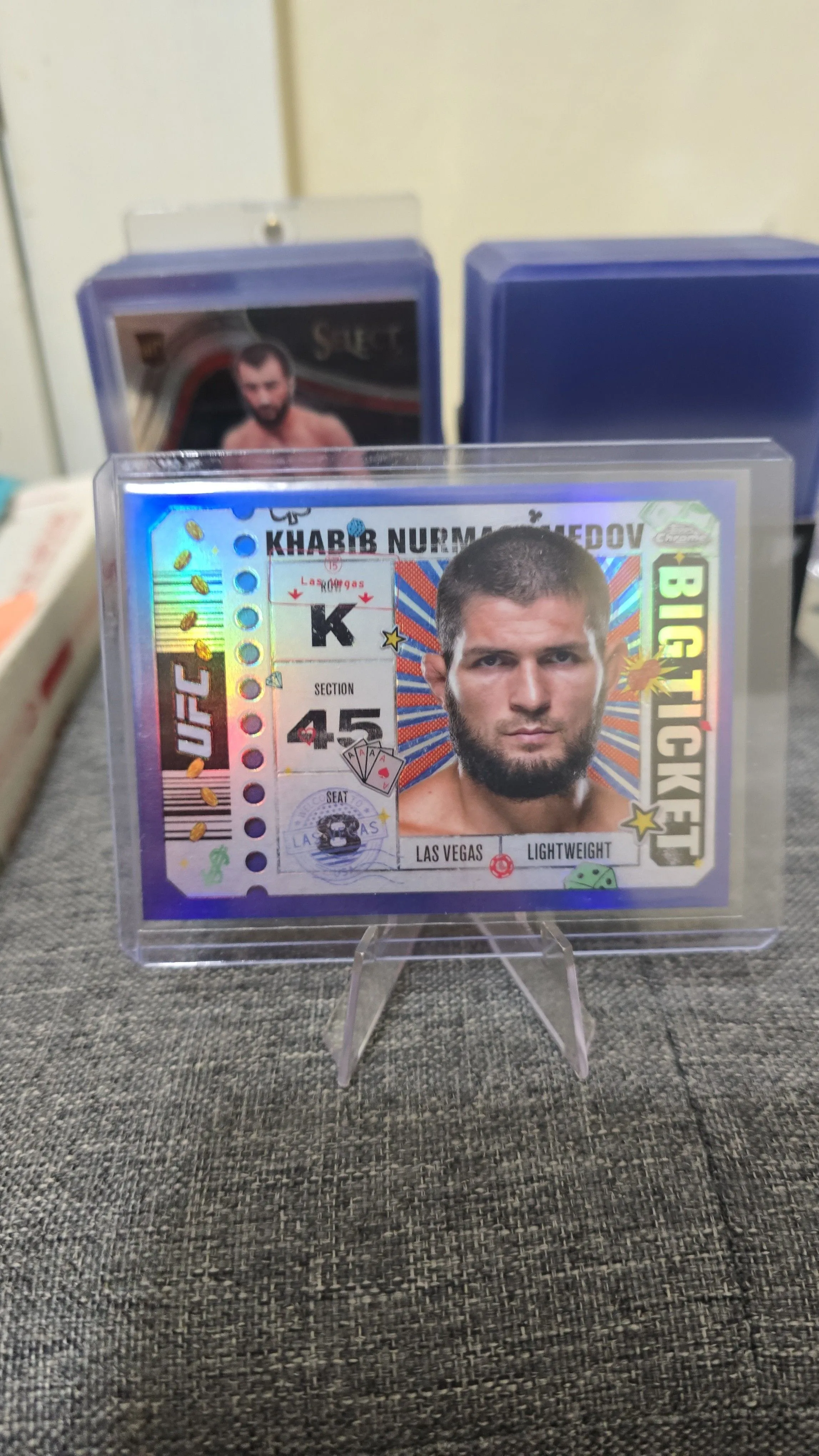 Product image for 2025 Topps Chrome UFC Big Ticket Khabib Nurmagomedov SP #BTT-8