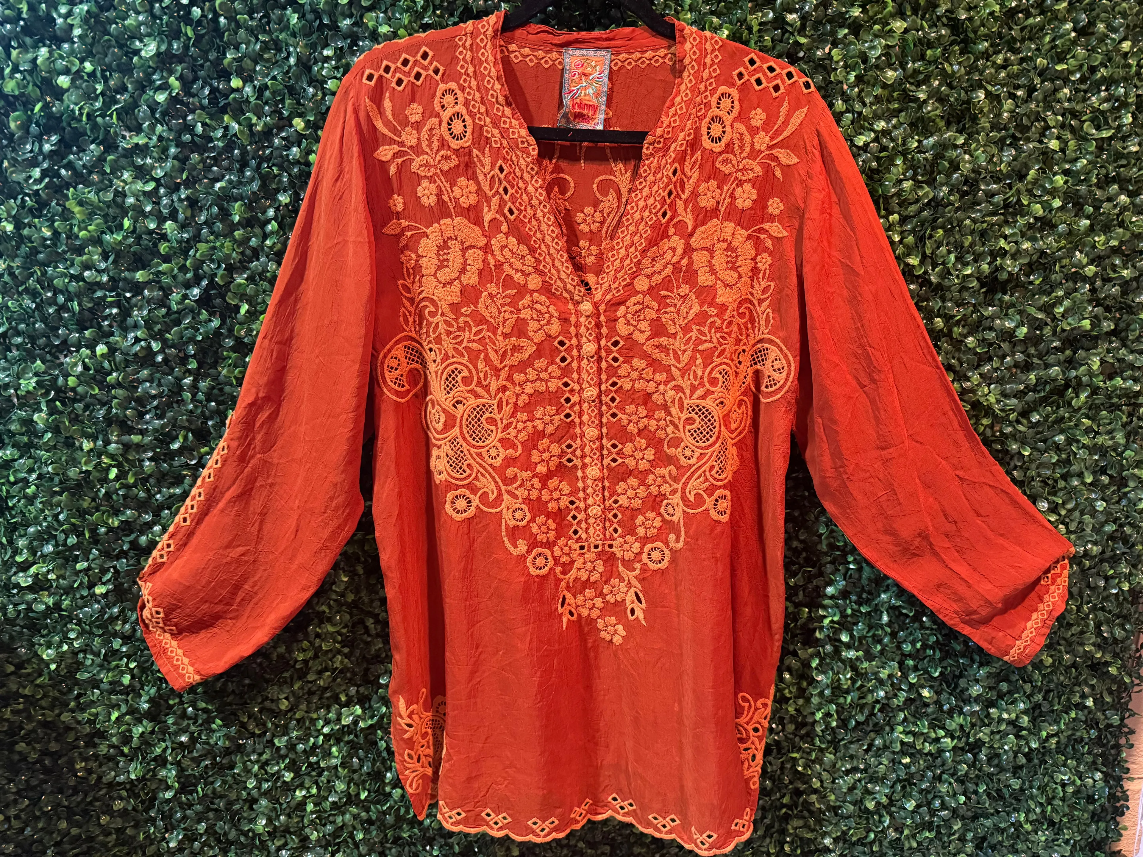 Product image for 00 Johnny Was Tunic Top Sz XL