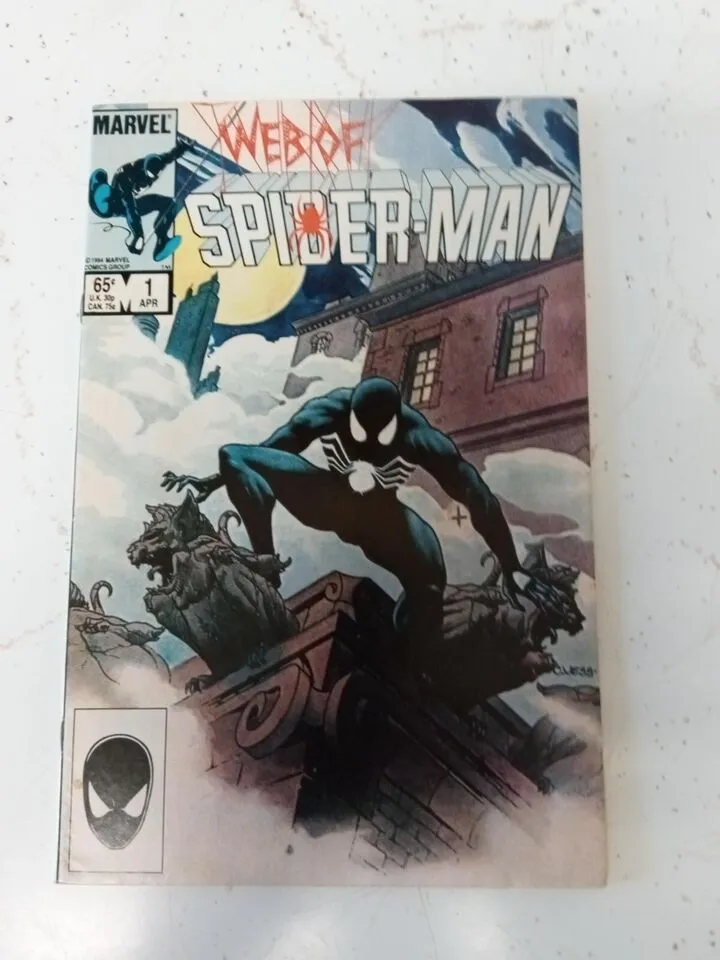 Product image for Web Of Spider-Man 1 Marvel Comics 1985 Charles Vess Cover Copper Age