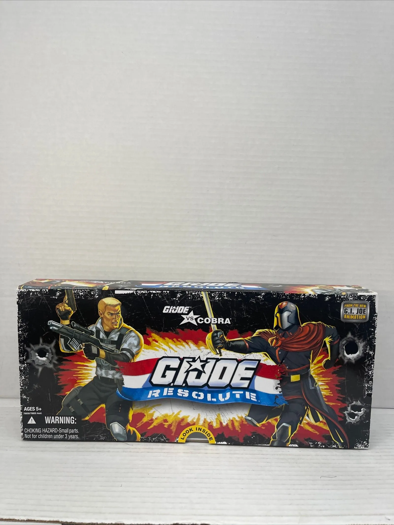 Product image for GI Joe 25th Anniversary Resolute Set 5 Pack New Duke Cobra Commander B.A.T.