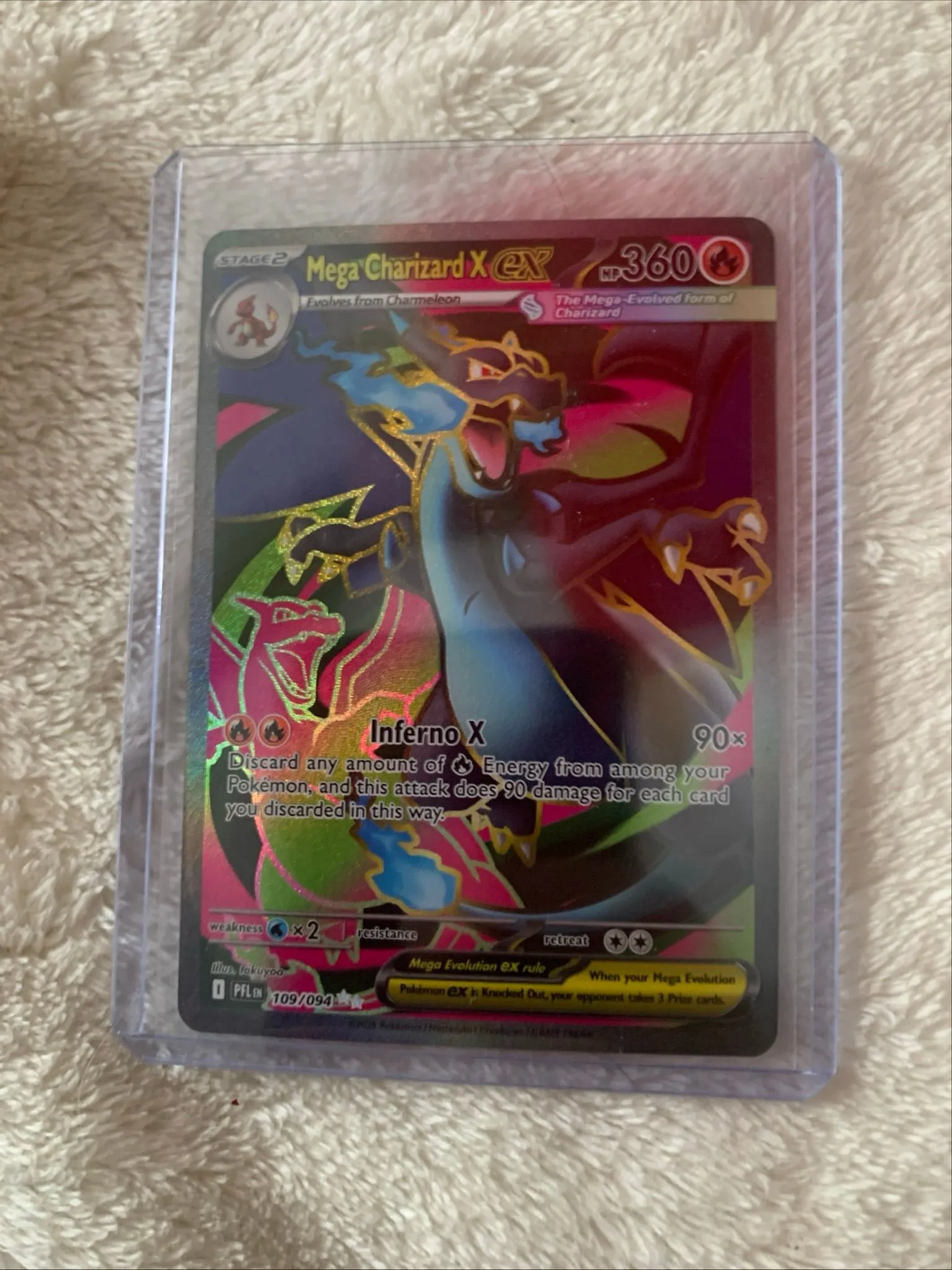 Mega Charizard X ex - Phantasmal Flames (Ultra Rare) [PFL-109]