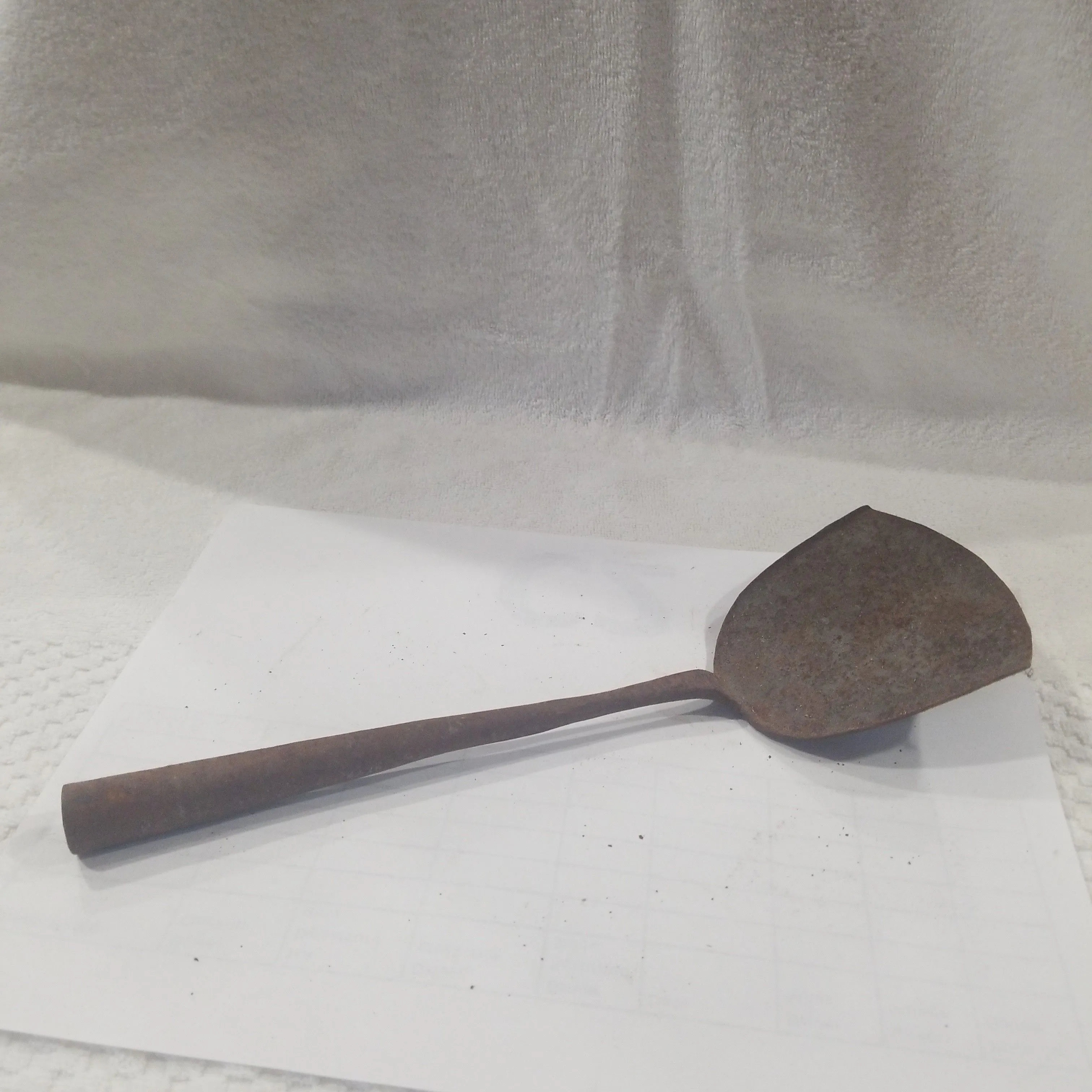Product image for 11" Long Rusty Metal Scoop Spoon or Shovel Head