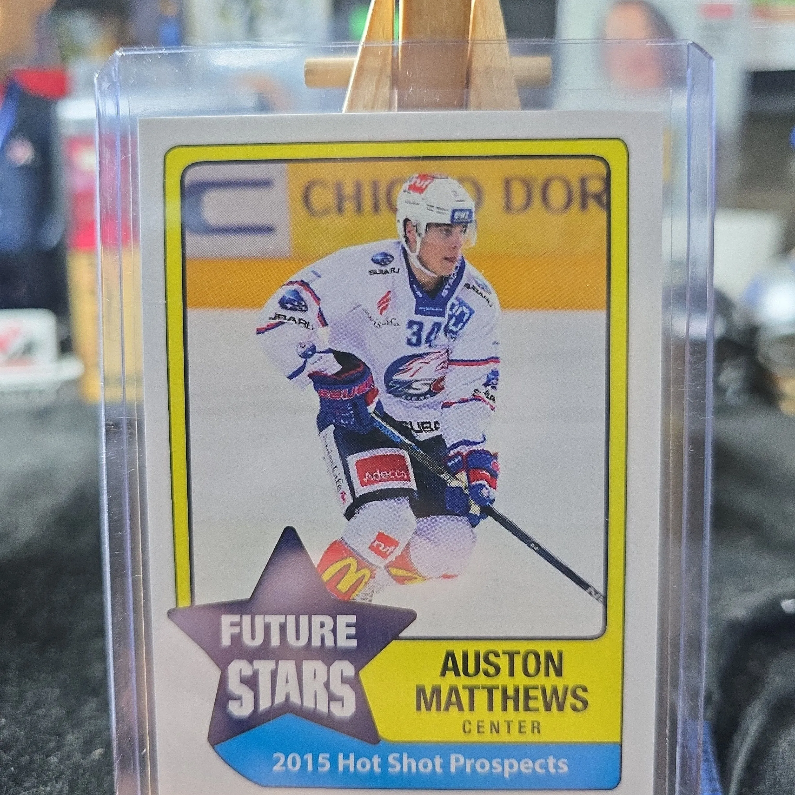 Product image for 2015 hot shot prospects AUSTIN MATTHEWS pre-RC (club team)
