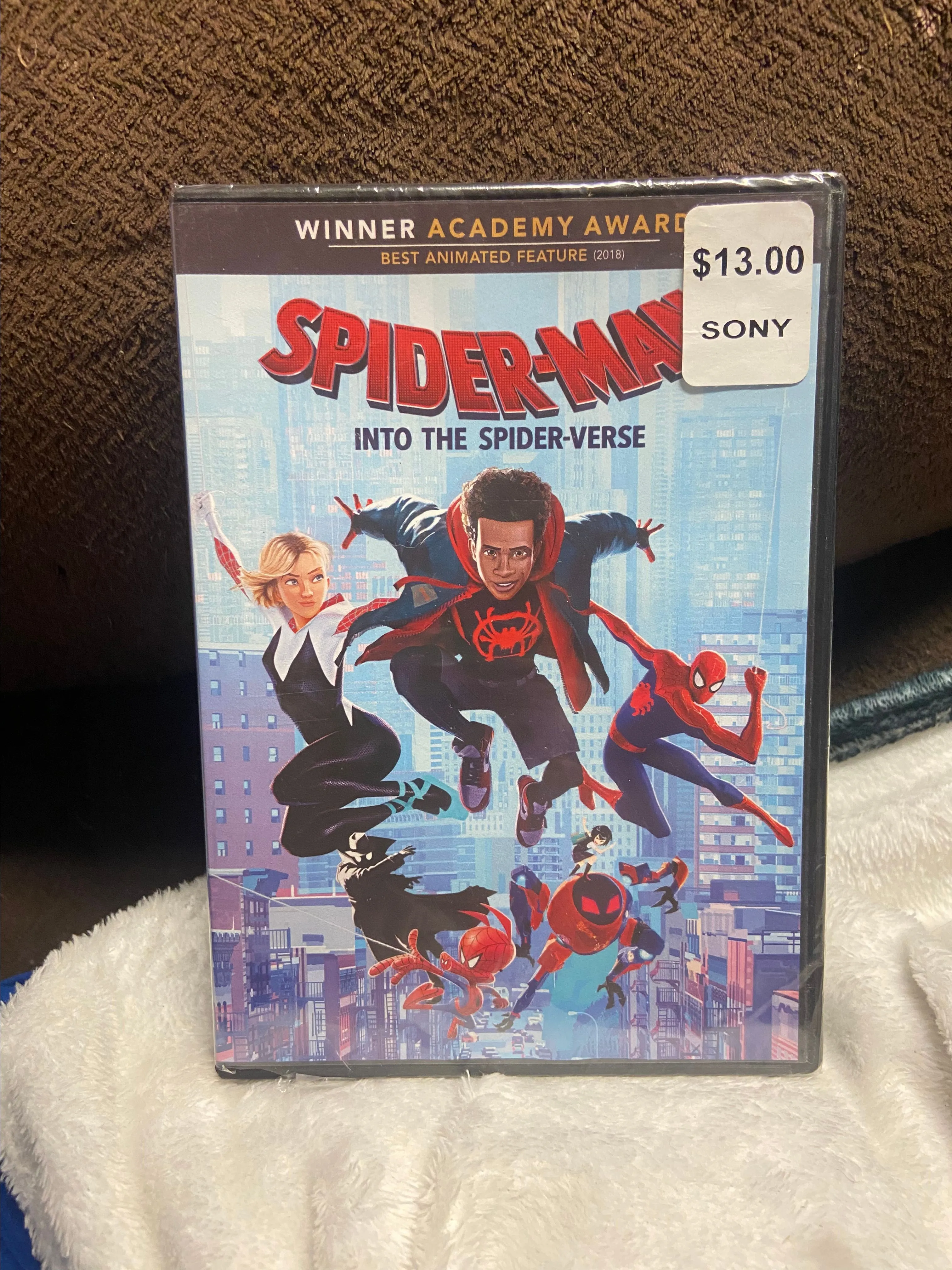 Product image for Spider-Man into the spider verse SEALED dvd