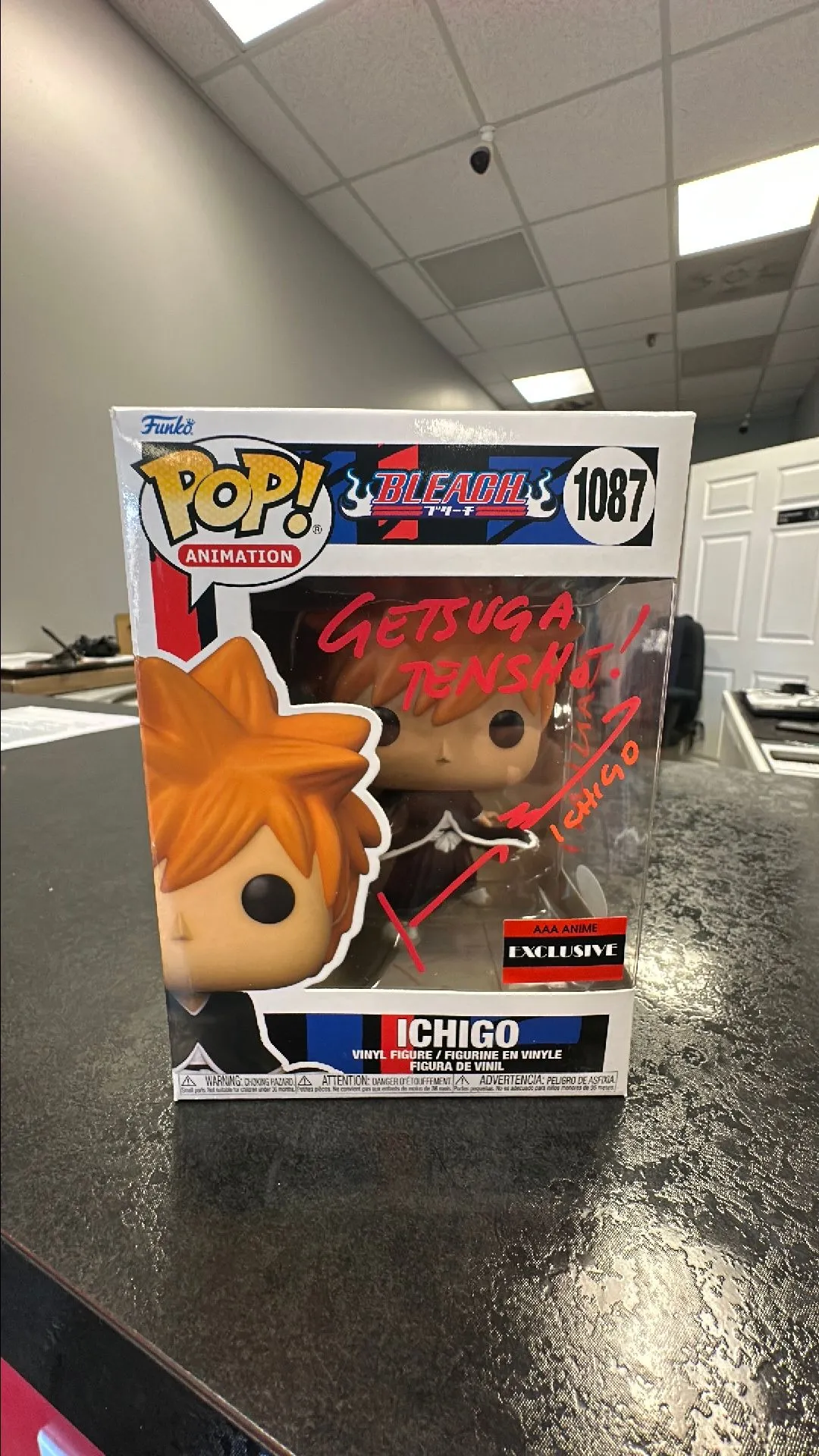 Product image for Ichigo 1087 signed Johnny Yong Bosch jsa