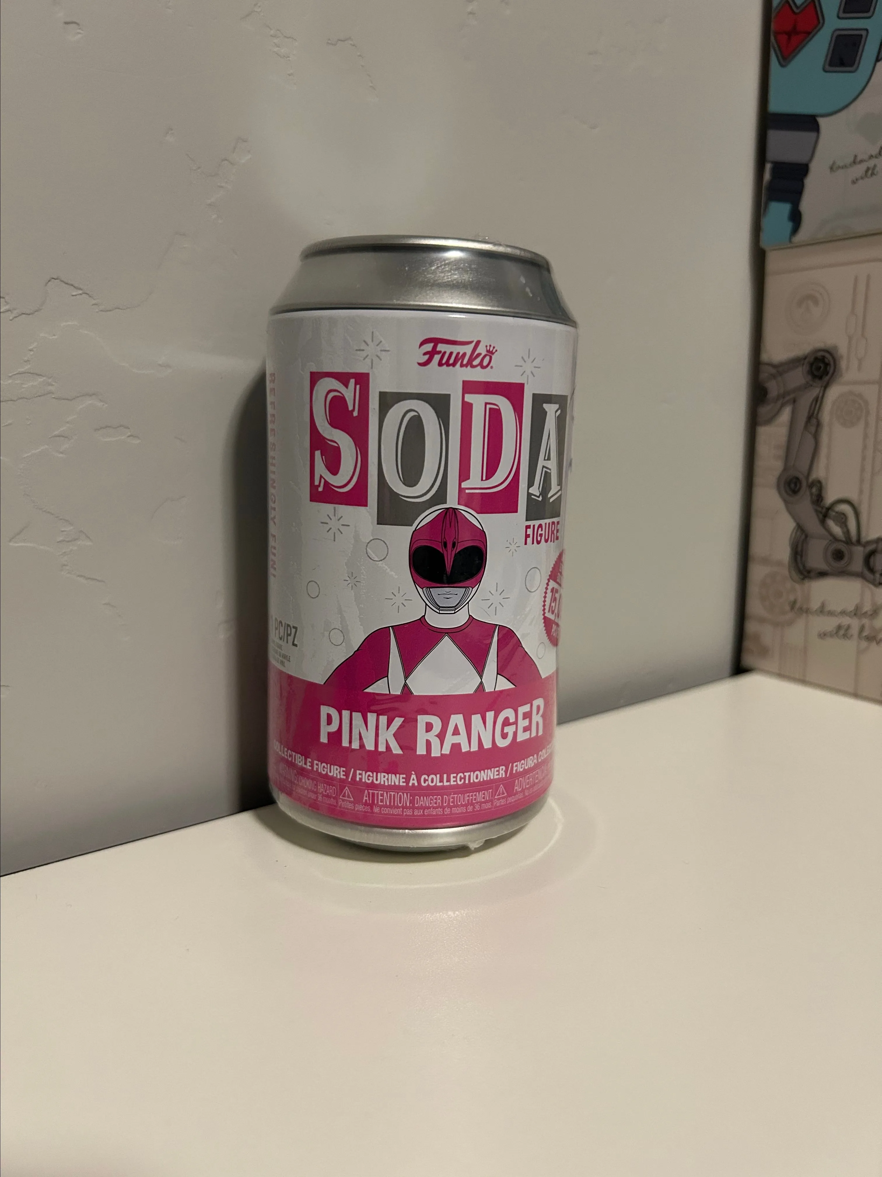 Product image for Pink Ranger Sealed Funko Soda - Mighty Morphin Power Rangers