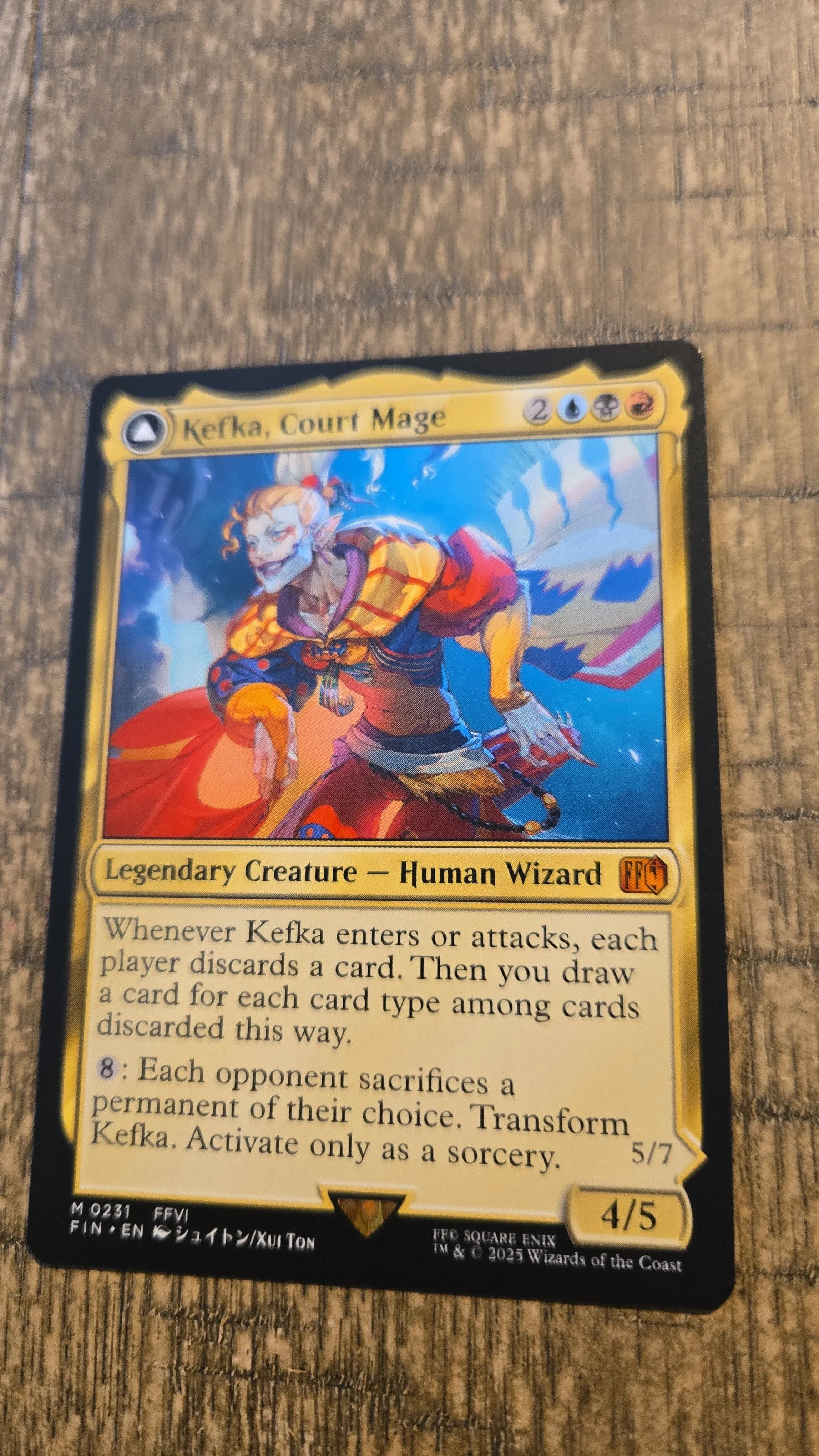 Product image for mtg Final fantasy Kefka, Court Mage 