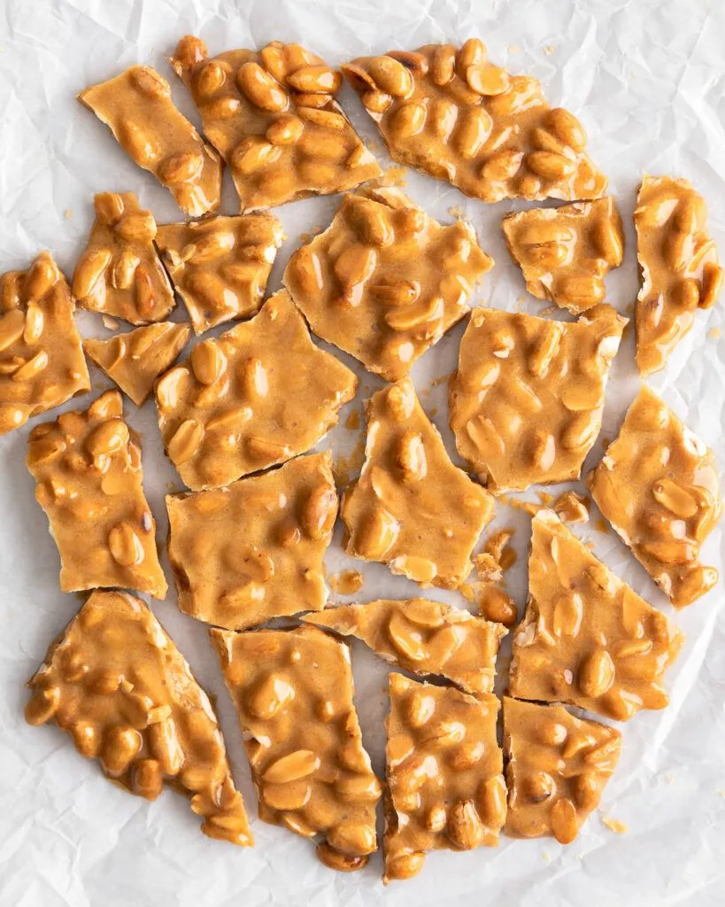 Product image for Peanut brittle 1/2 pound 