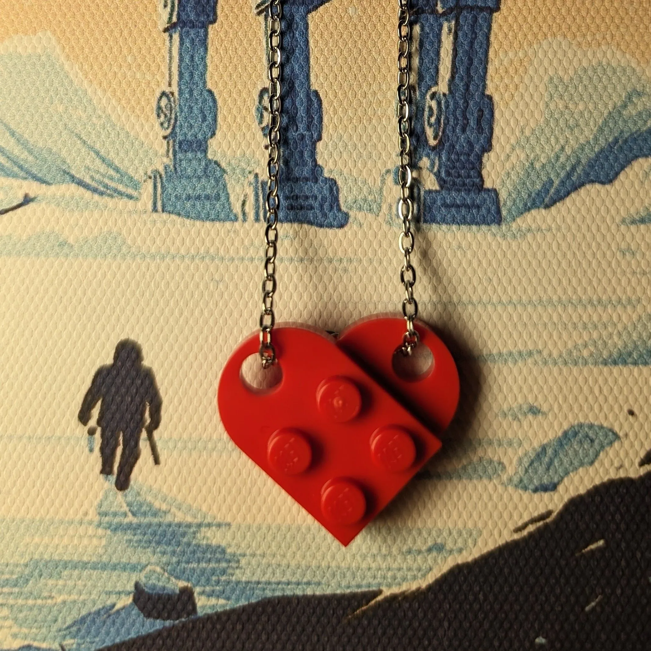Product image for Heart Necklace Red