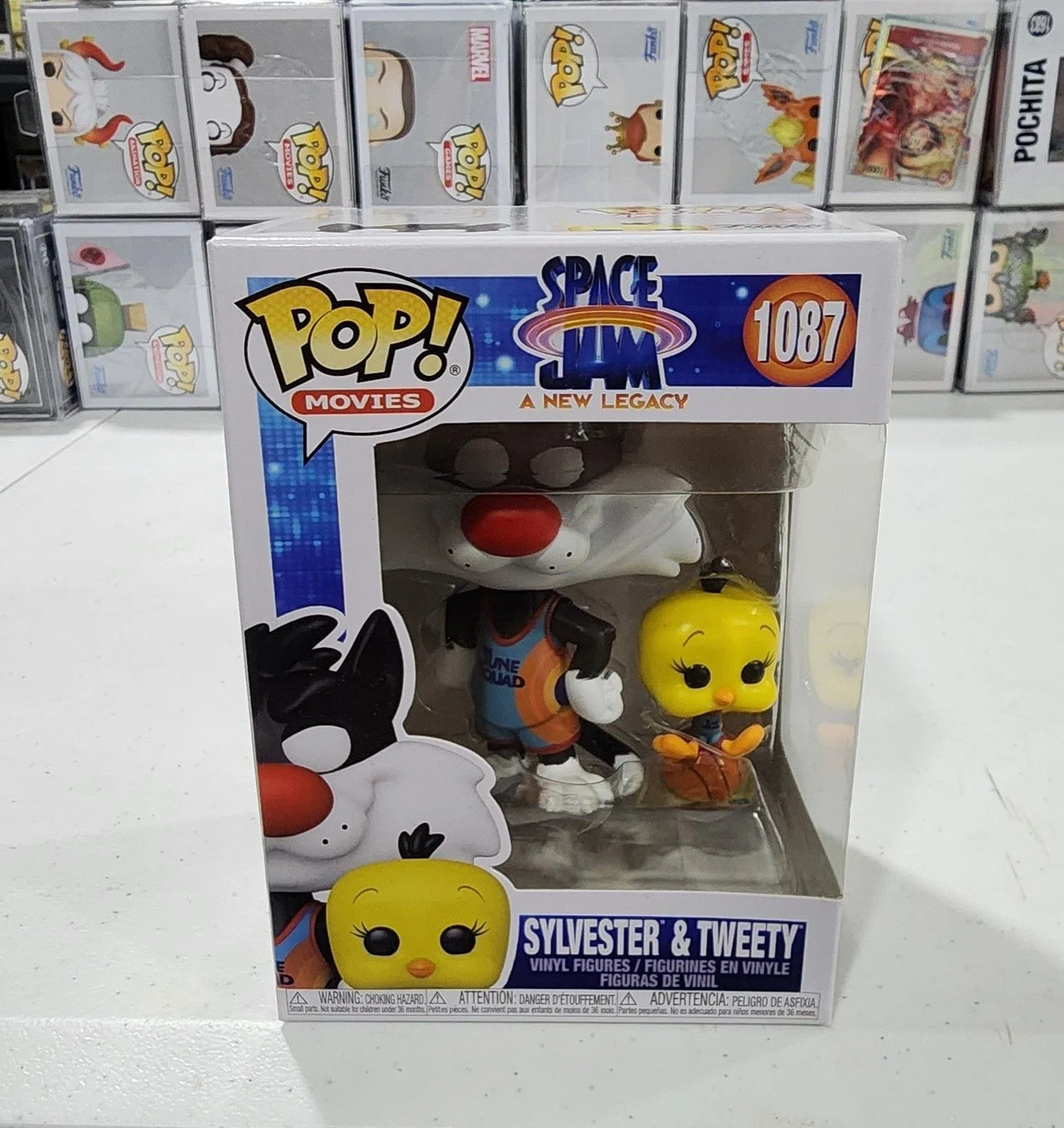 Product image for Funko Pop Space Jam A New Legacy Sylvester & Tweety # 1087
