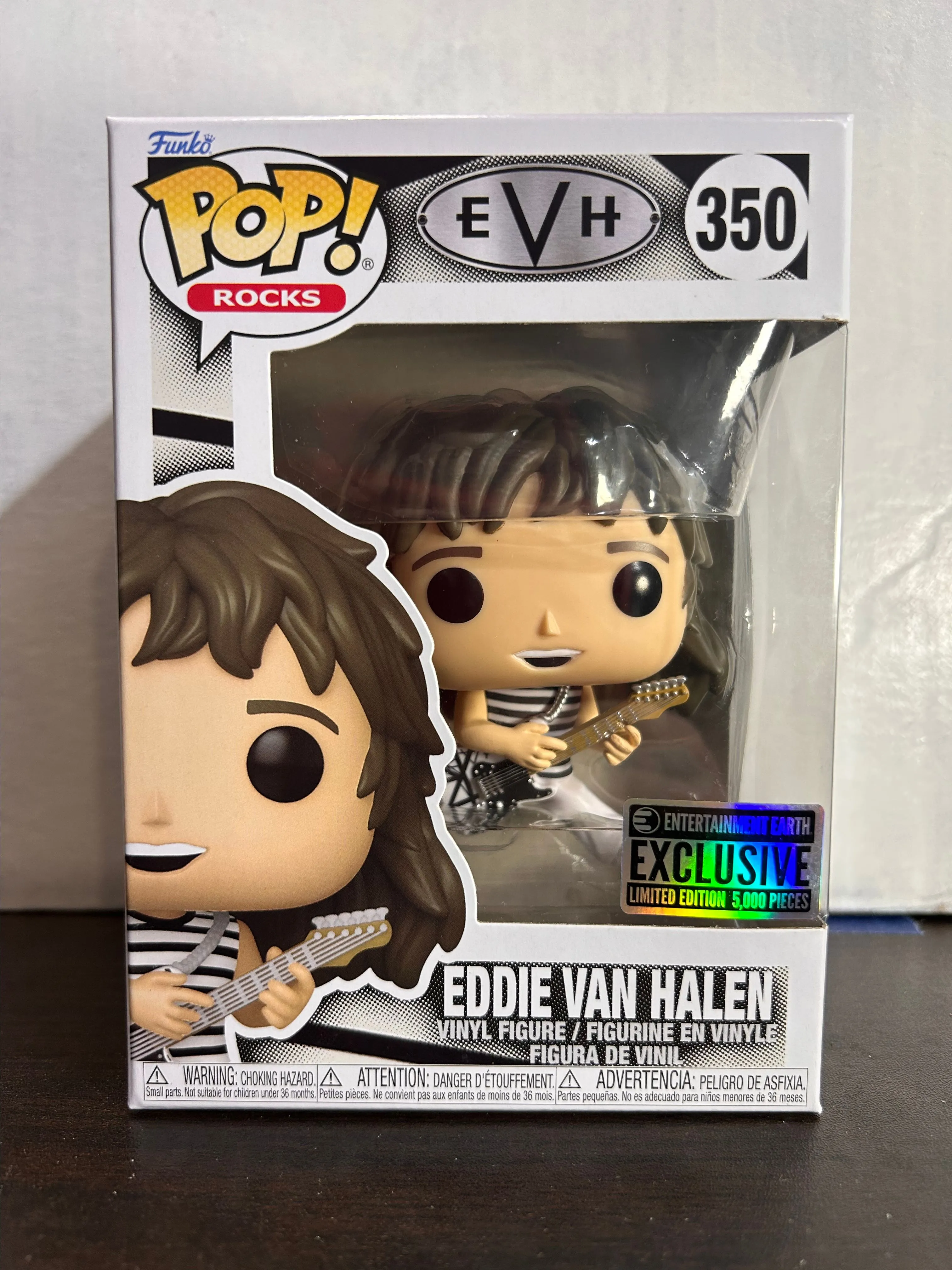 Product image for Eddie Van Halen EE LE Excl 5,000 Pieces Rock Vaulted Funko Pop 350 W Protector