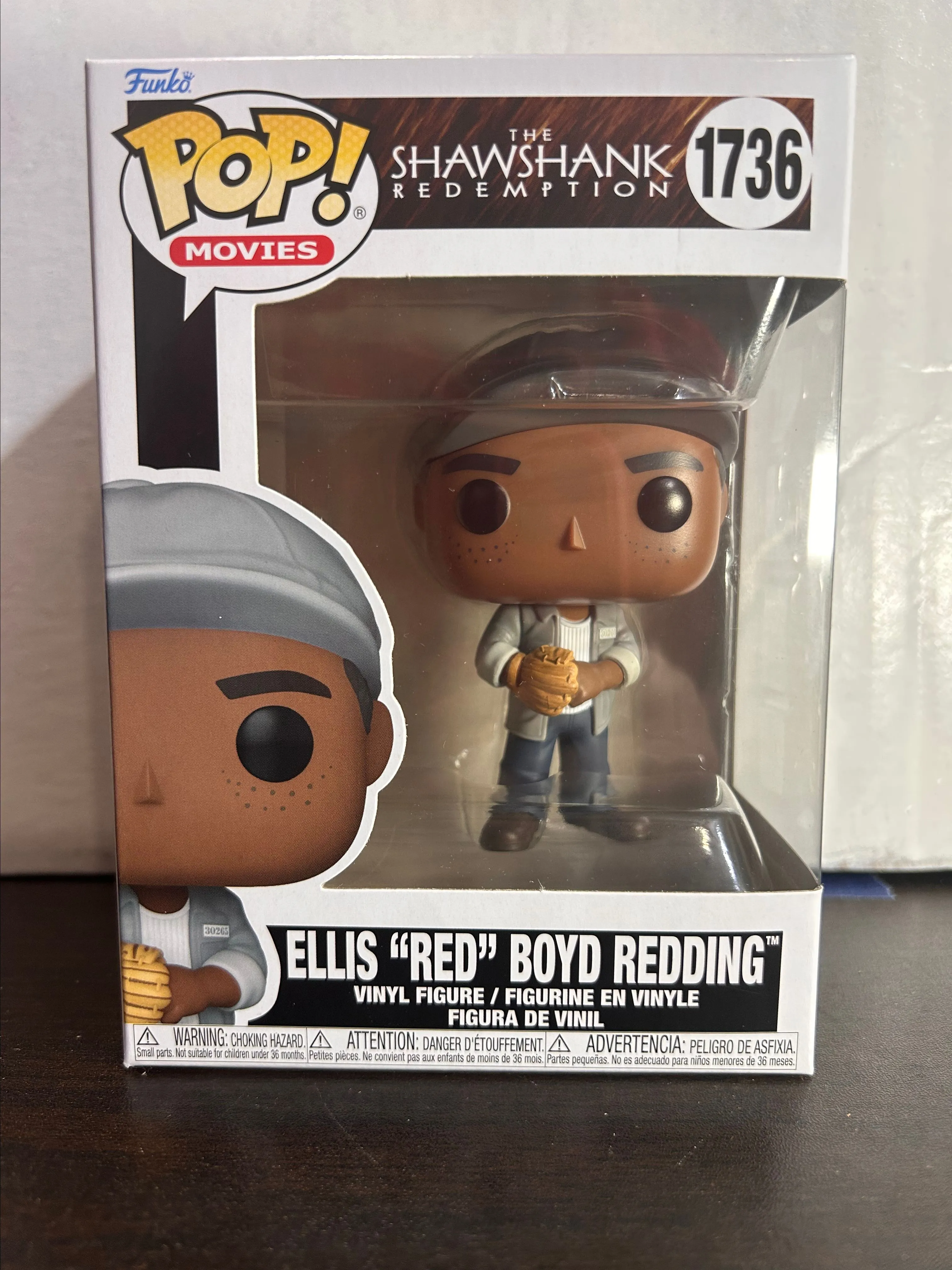 Product image for Ellis "Red" Boyd Redding The Shawshank Redemption Movies Funko Pop 1736 with Protector