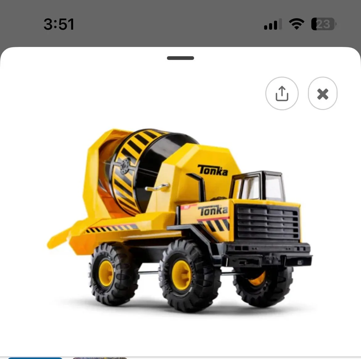 Cement Mixer Tonka Classic Tonka Toy Concrete Mixer Truck