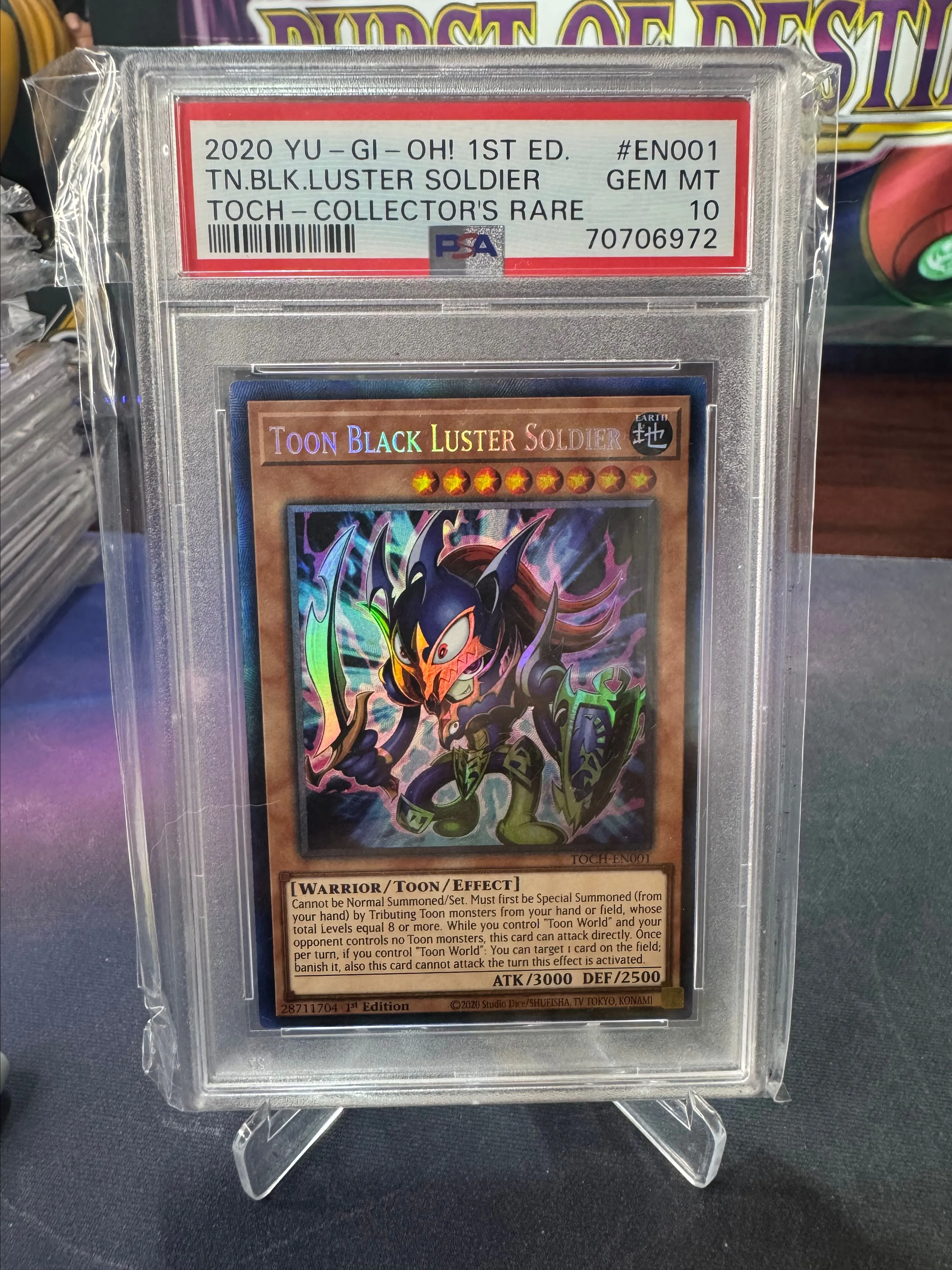 Product image for Toon black luster soldier Collectors Rare psa 10
