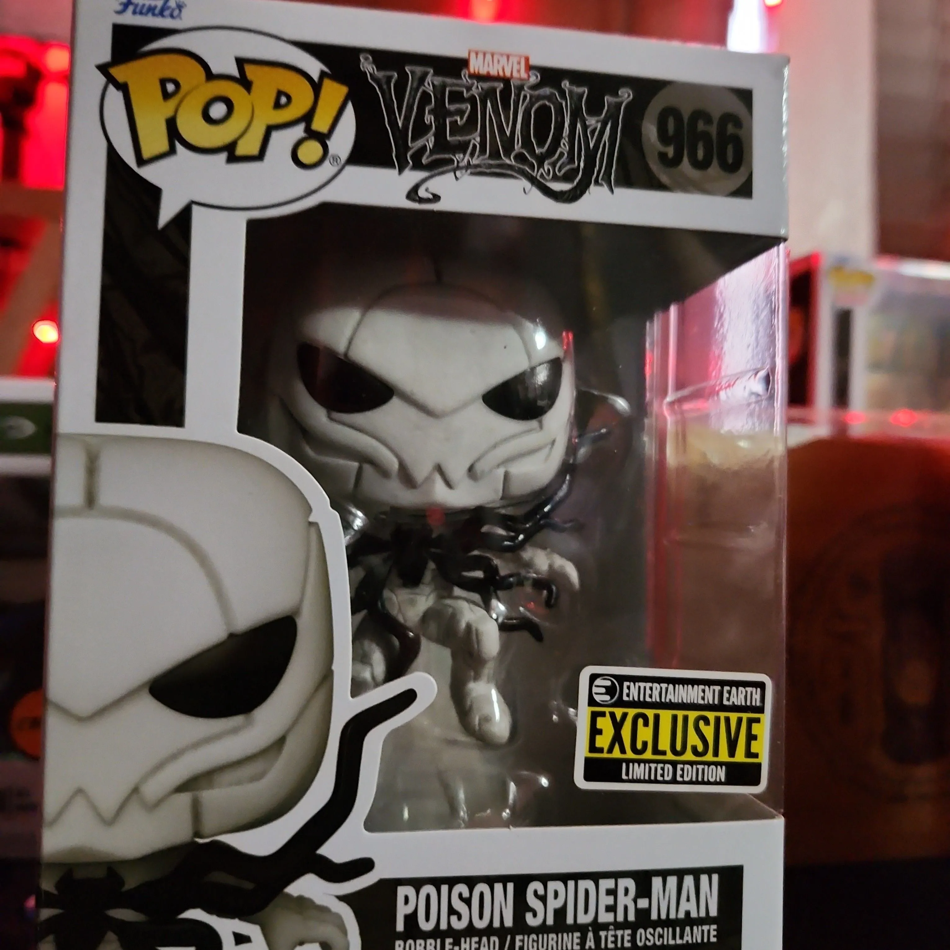 Product image for Venom Poison Spider-Man Pop! Vinyl Figure - EE Exclusive:
