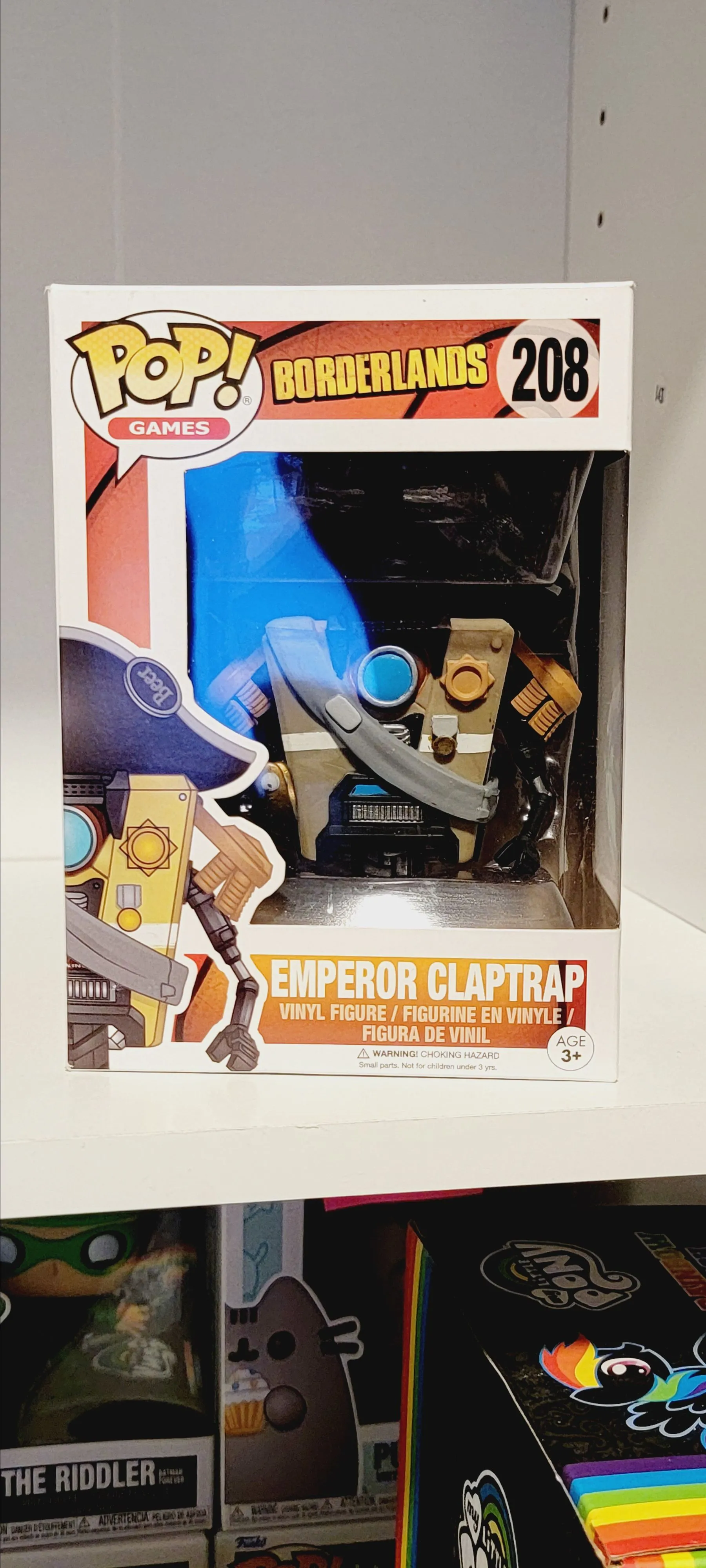 Product image for Borderlands - Claptrap (Emperor) #208 Funko Pop! Vinyl: 