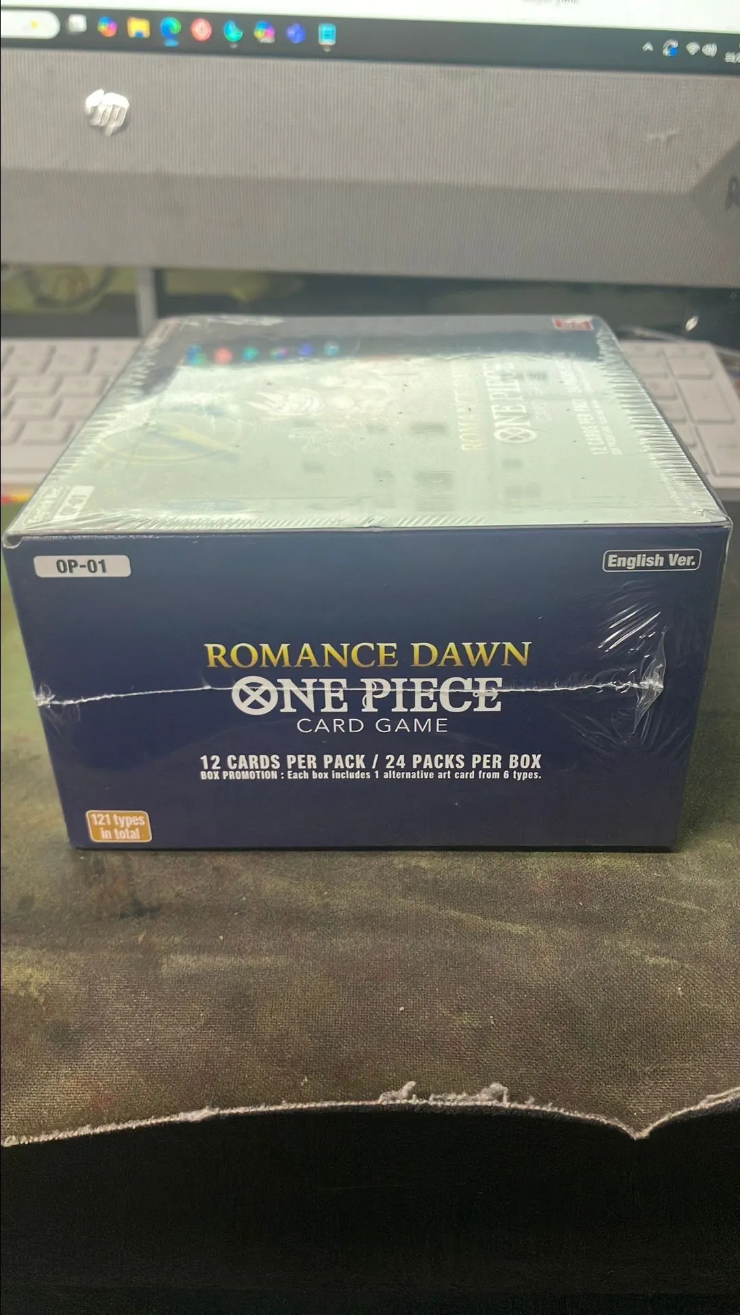 msrp for mega evolutions booster box One Piece Booster Box Protector One Piece OP-01(Blue Bottom) / OP-02 B –  Daedalus TCG main image 1