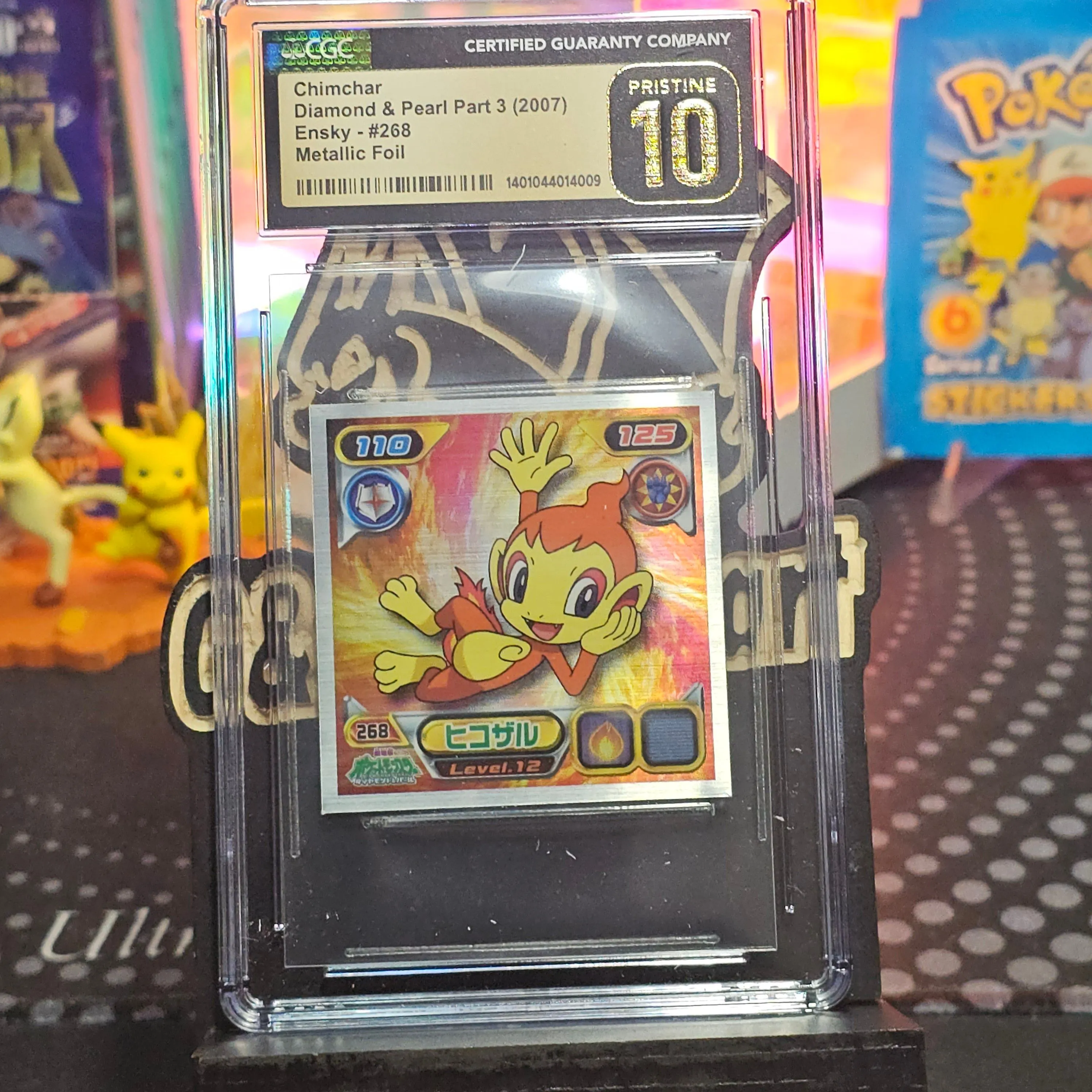 Product image for 2007 Chimchar Diamond&Pearl pt 3 CGC Pristine 10
