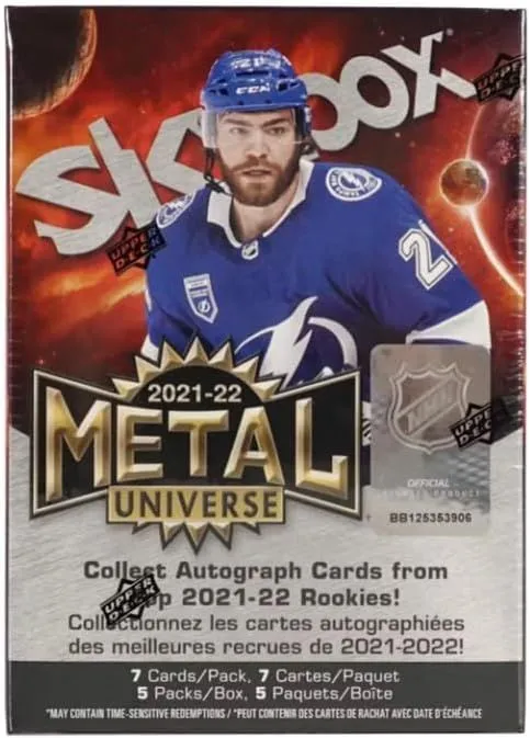Product image for 2021-22 Upper Deck Hockey Skybox Metal Universe Blaster Box