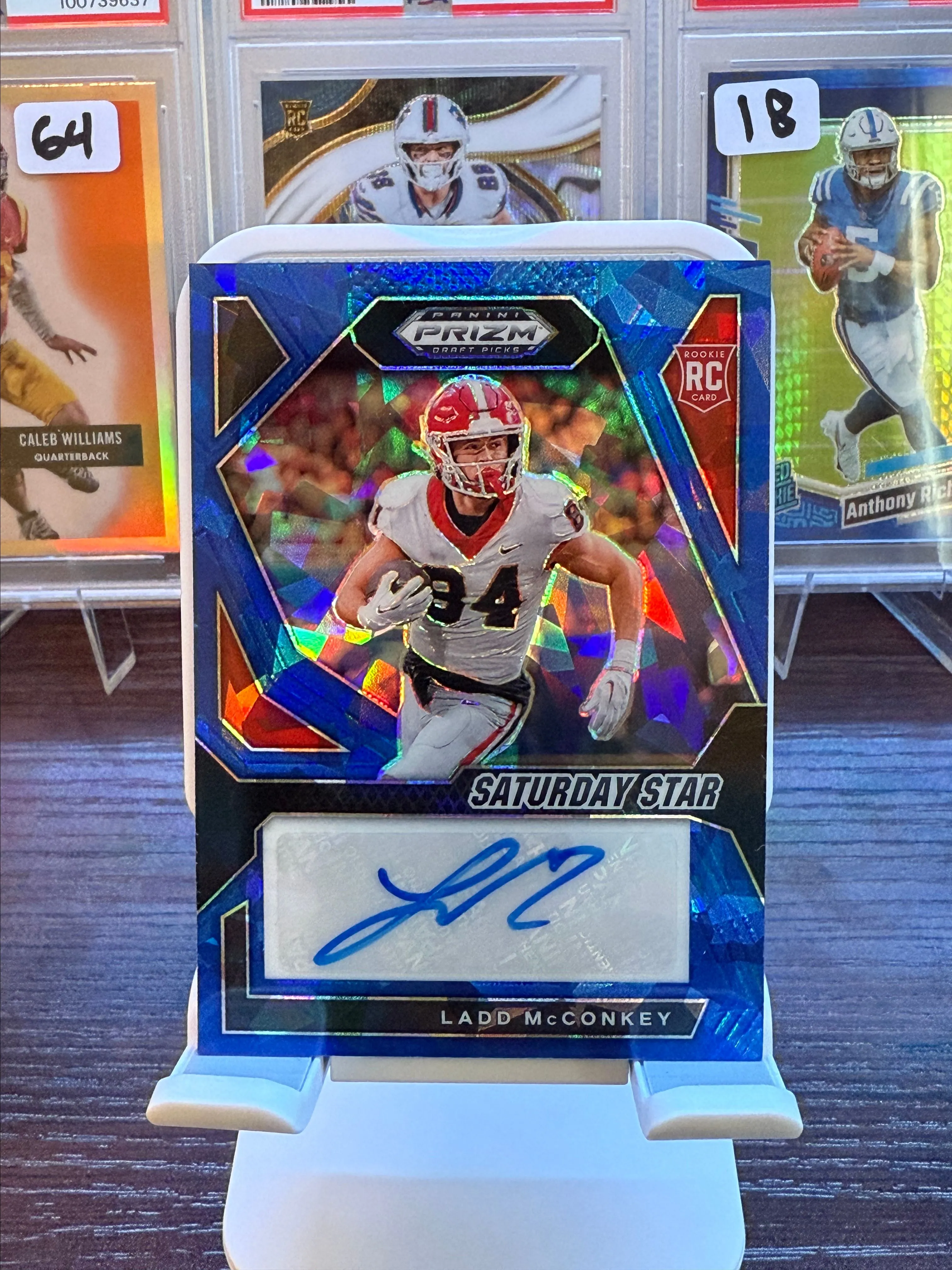 Product image for 2024 Prizm Draft Picks Ladd McConkey Saturday Star /75