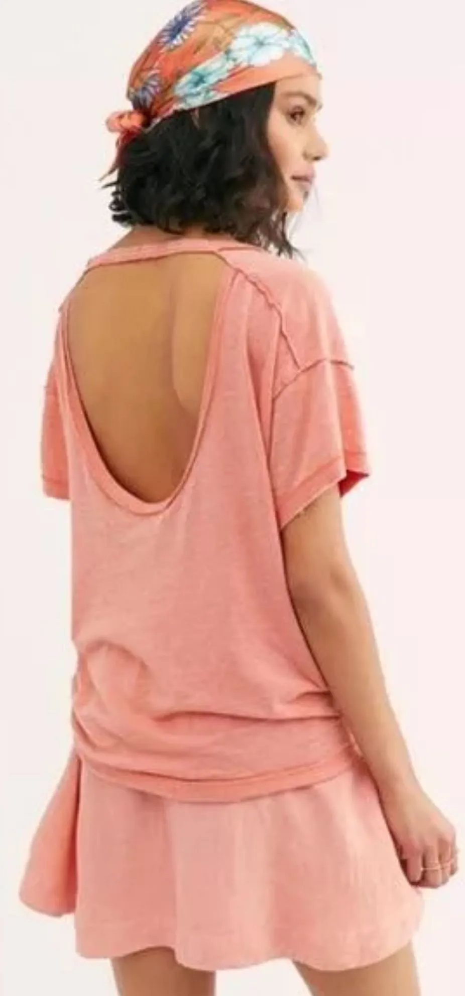 Product image for 24. (SMALL, OVERSIZED) NWT FREE PEOPLE WE THE FREE ALL MINE TEE