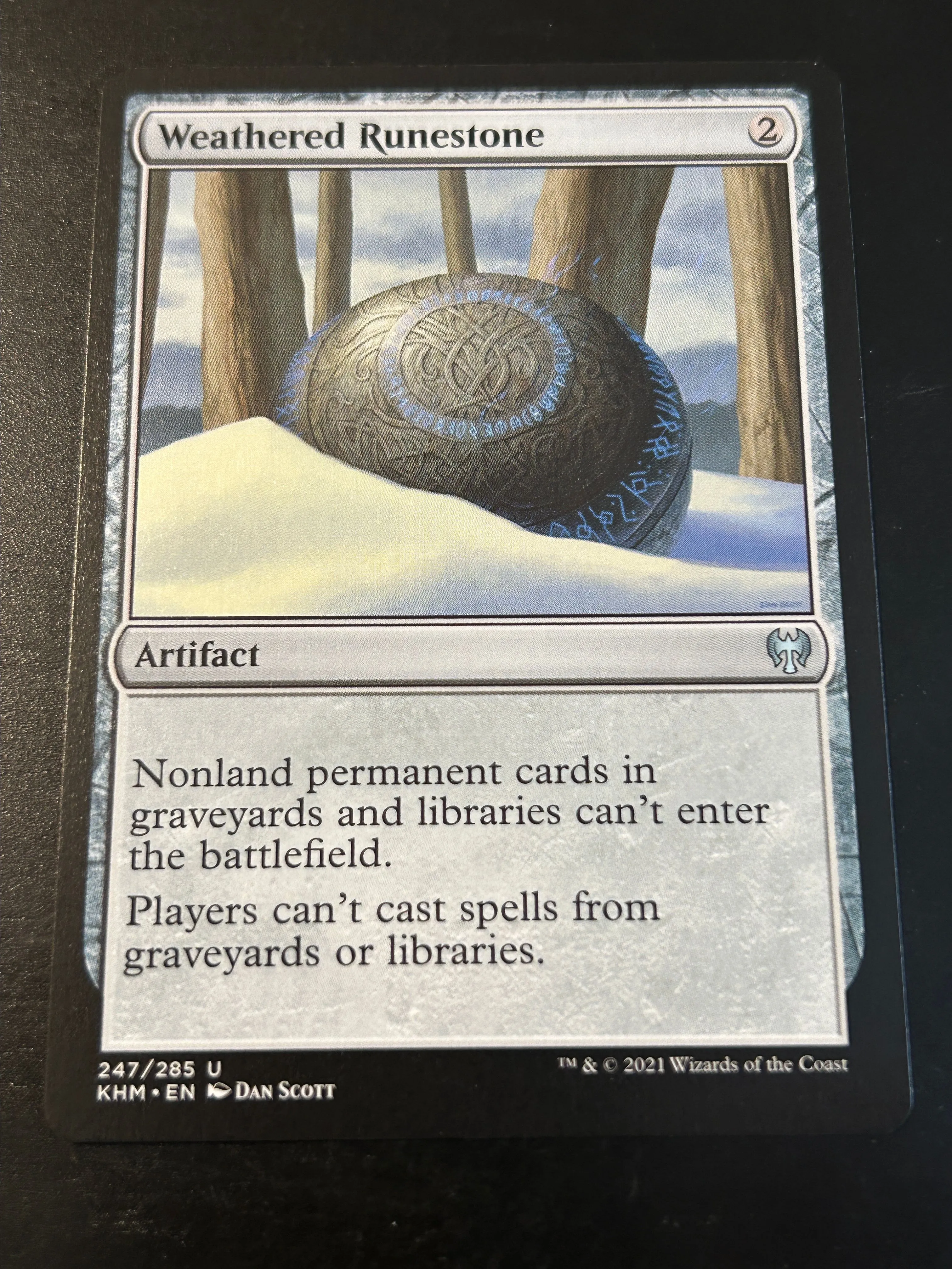 Product image for TCG - Weathered Runestone Kaldheim