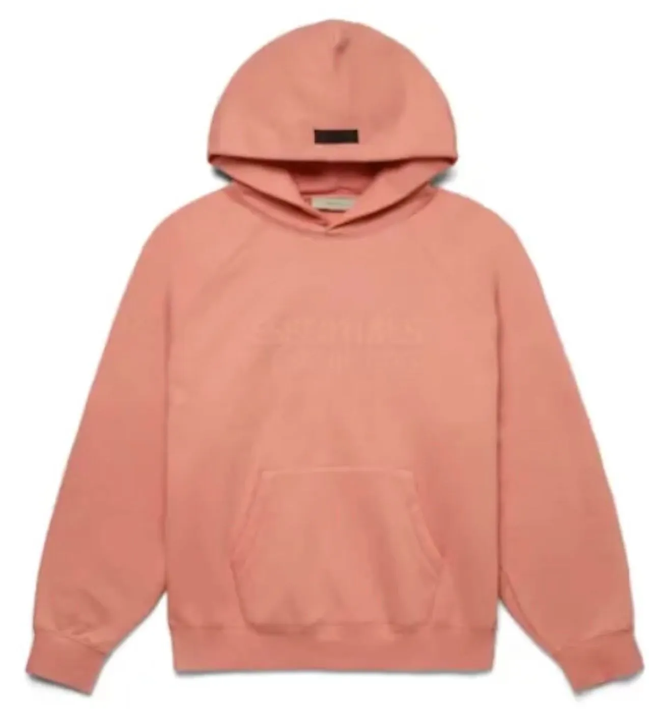 Product image for Essentials Fear of God Medium coral hoodie (192SU222052F)(0533)