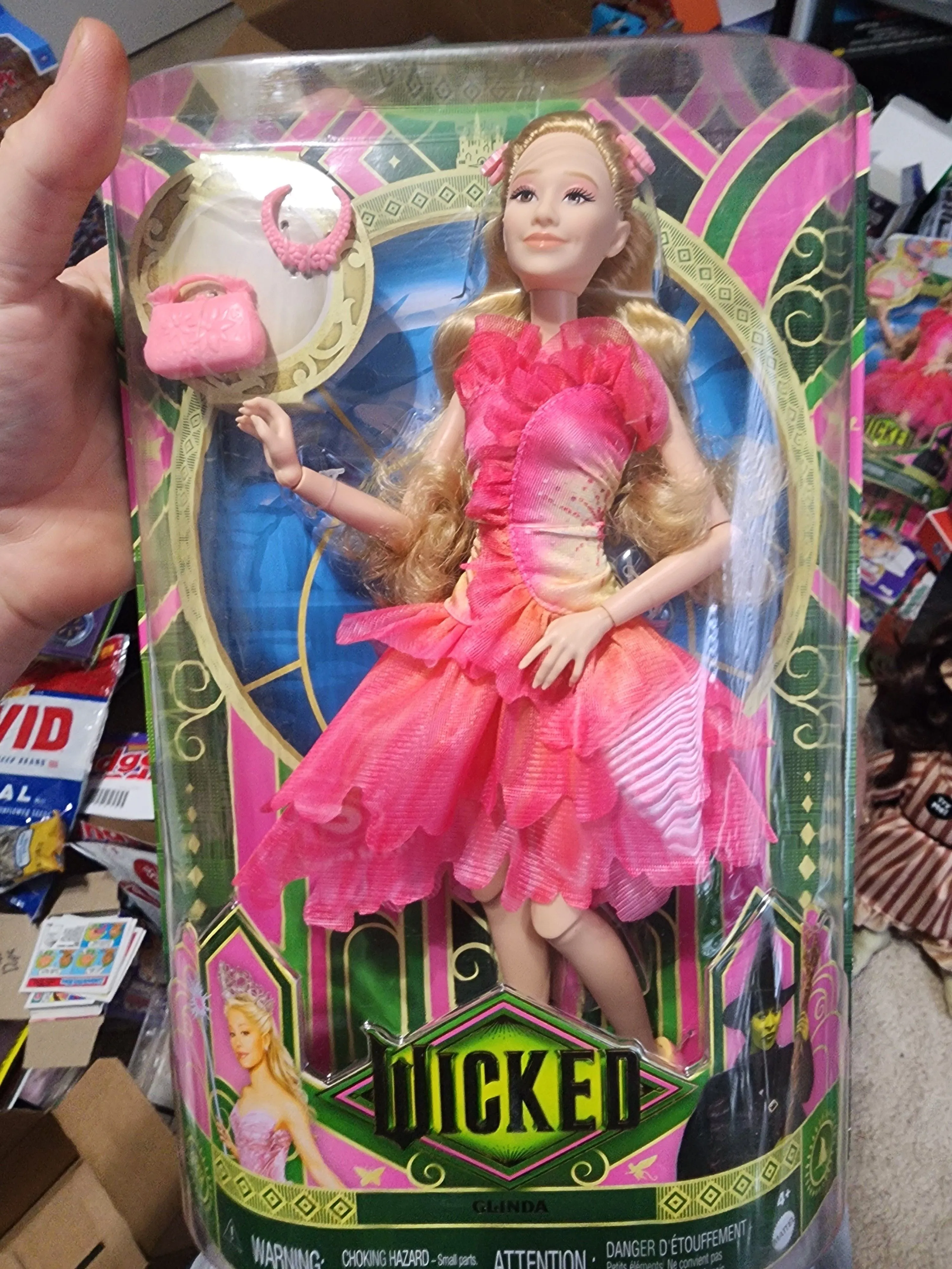 Product image for wicked doll w/error website on back