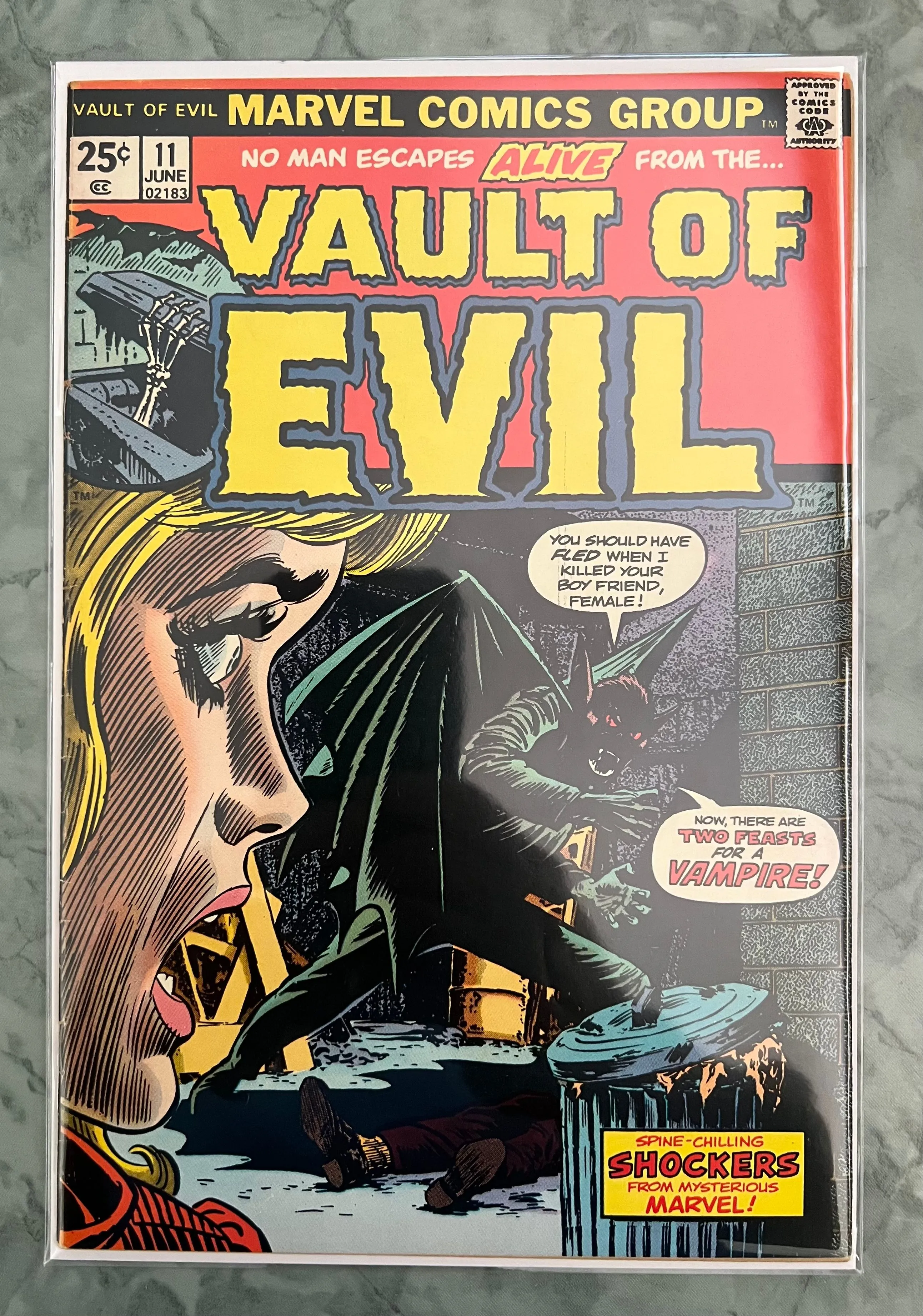 Product image for VAULT OF EVIL 11 MARVEL HORROR 1974