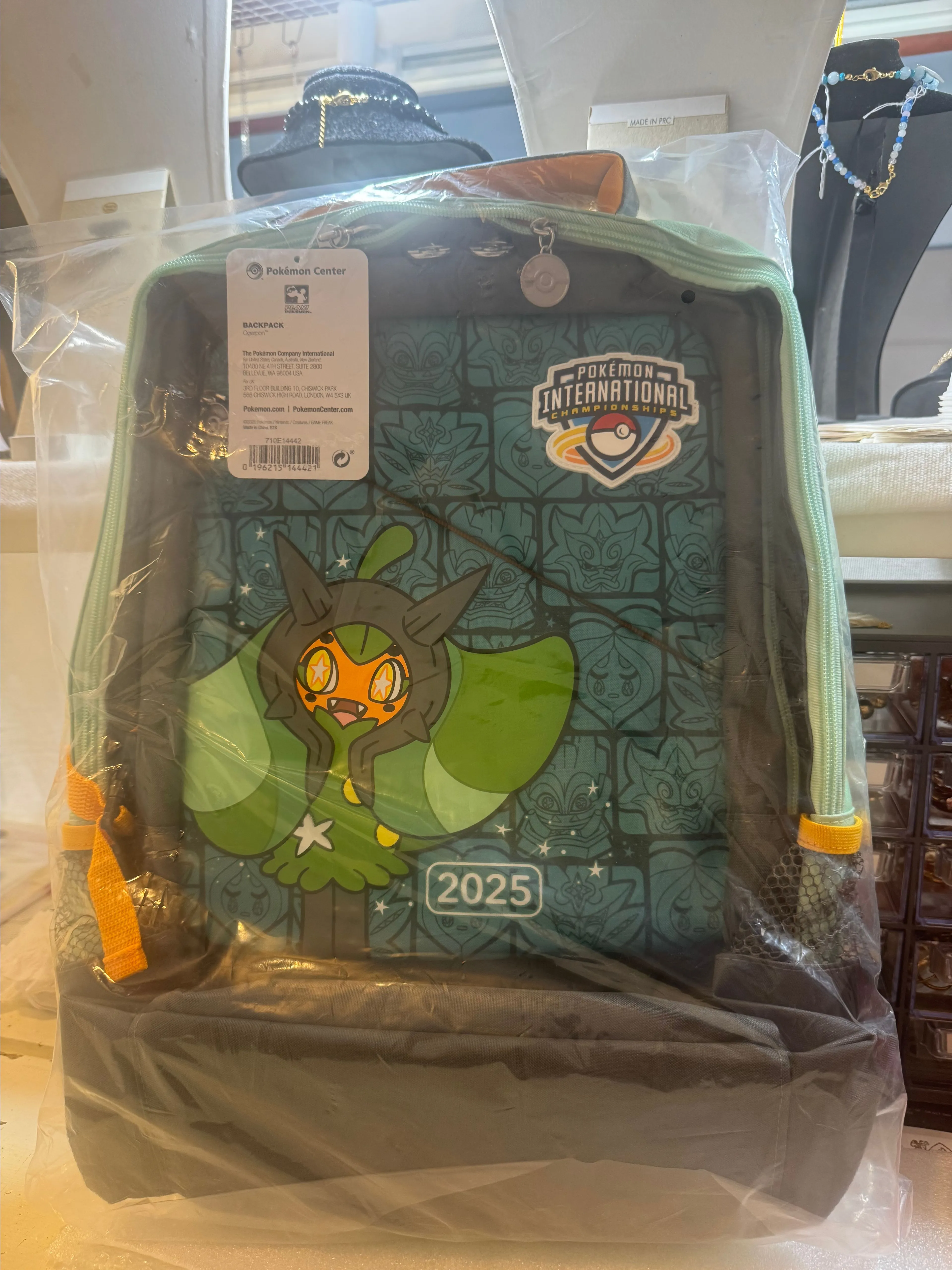 Product image for Pokemon Center Limited Edition Backpack Exclusive Ogerpon 2025