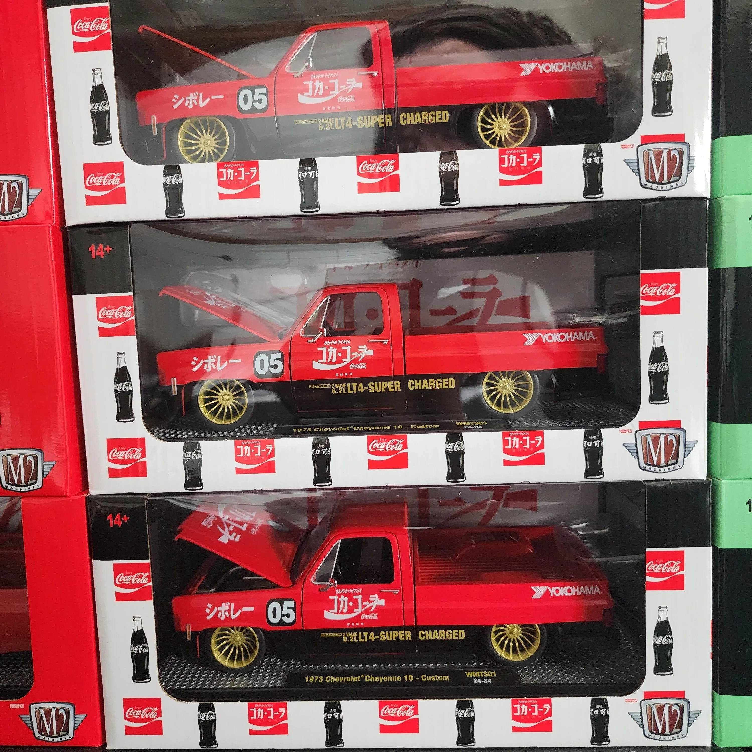 Product image for M2 Machines Coca-Cola 1973 Chevy Cheyenne Pickup