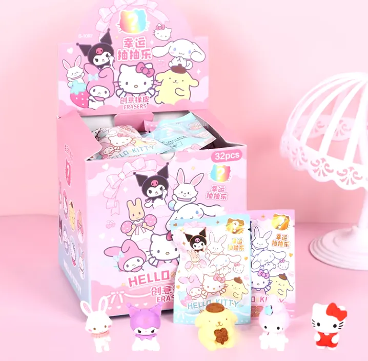 Product image for 000 Sanrio NWT Hello Kitty & Friends Mystery Erasers 