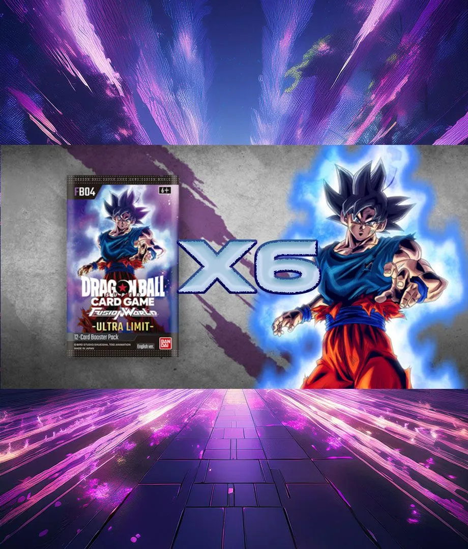 6x Dragon Ball Super Fusion World: Ultra Limit Booster Pack  Whatnot:  Shop, Sell, Connect
