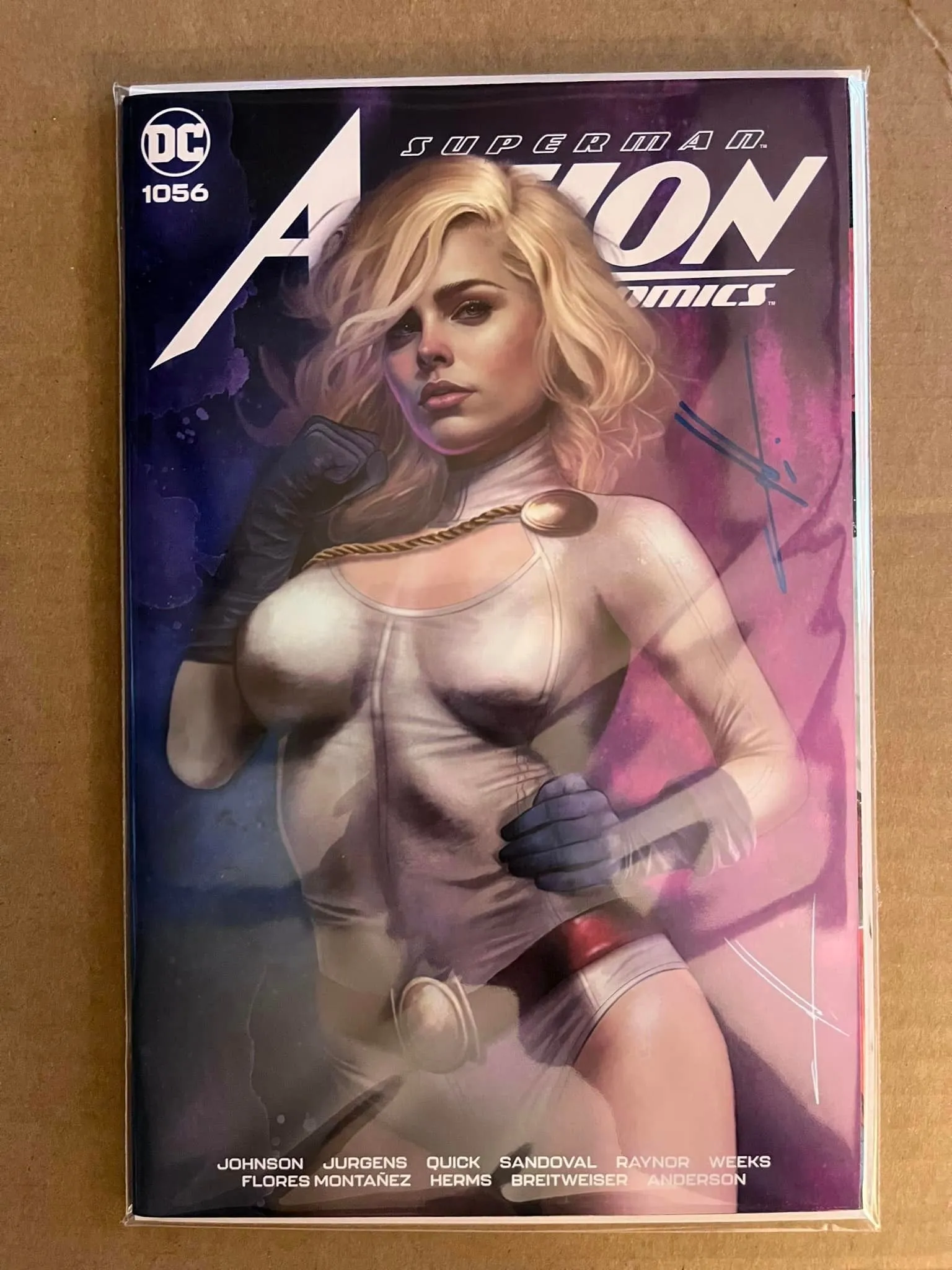 Product image for ACTION COMICS #1056 CARLA COHEN SIGNED  POWER GIRL VARIANT)