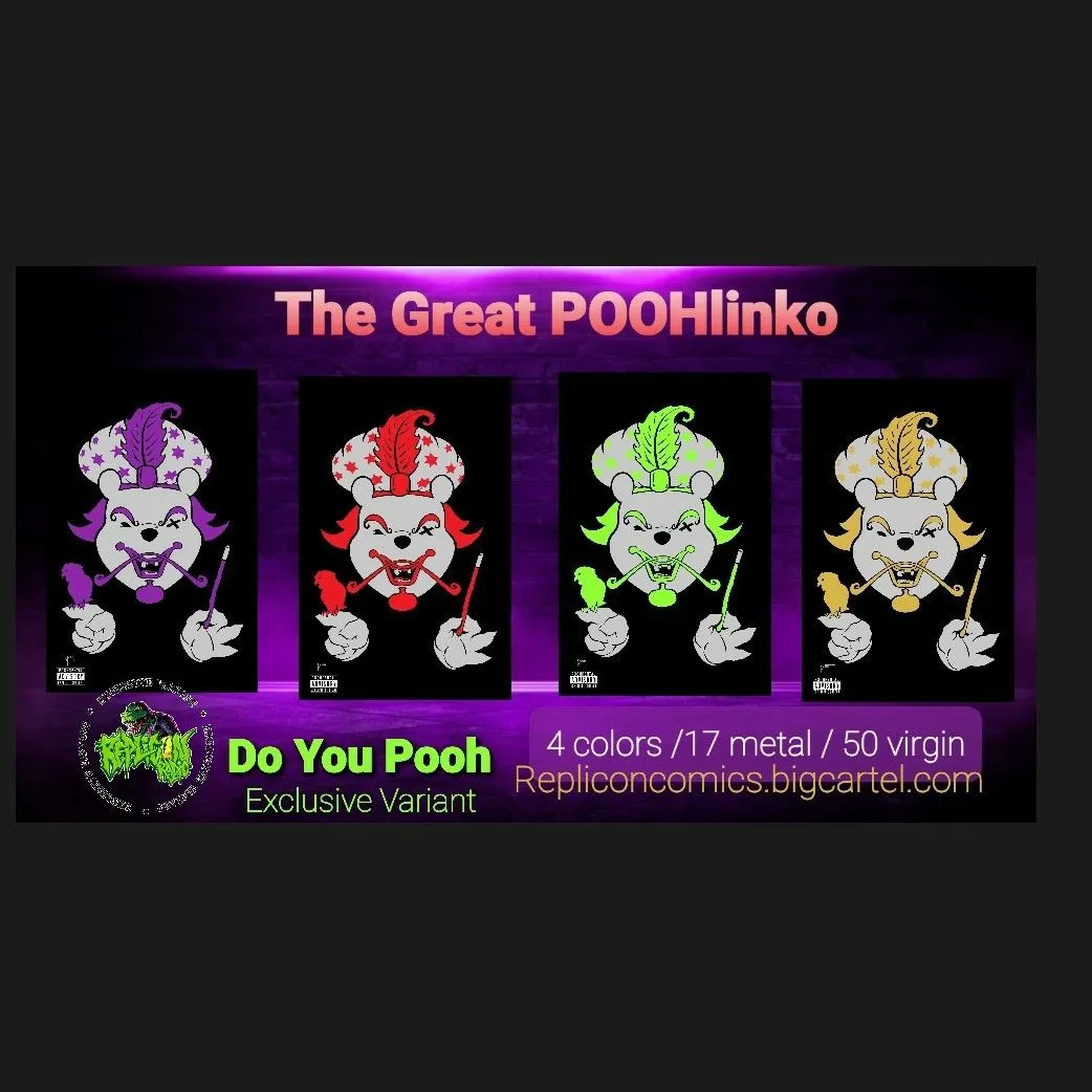 Product image for 4 METAL COVERS  BUNDLE. POOHLINKO. DO YOU POOH