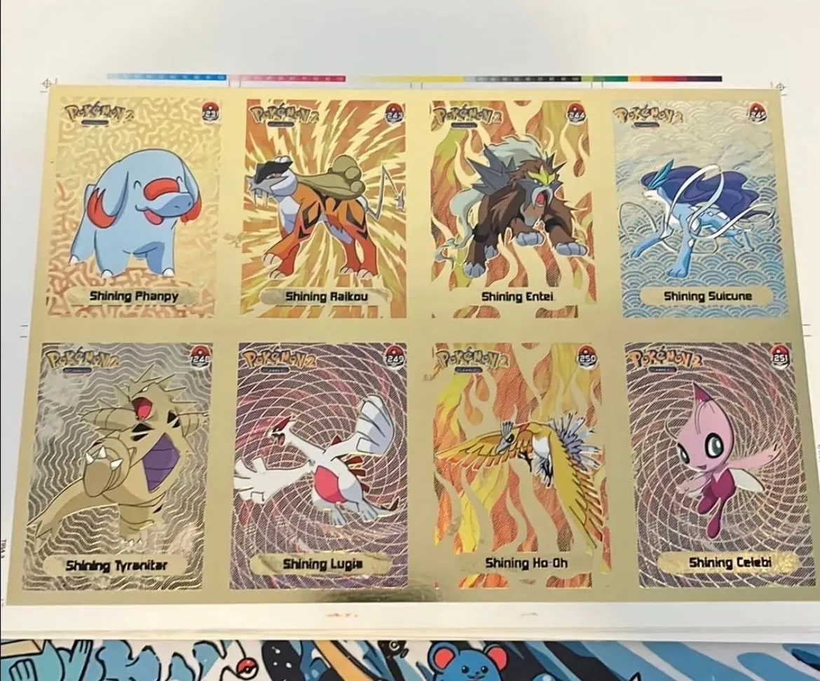 Product image for Uncut Shiny Pokemon Sheets #6
