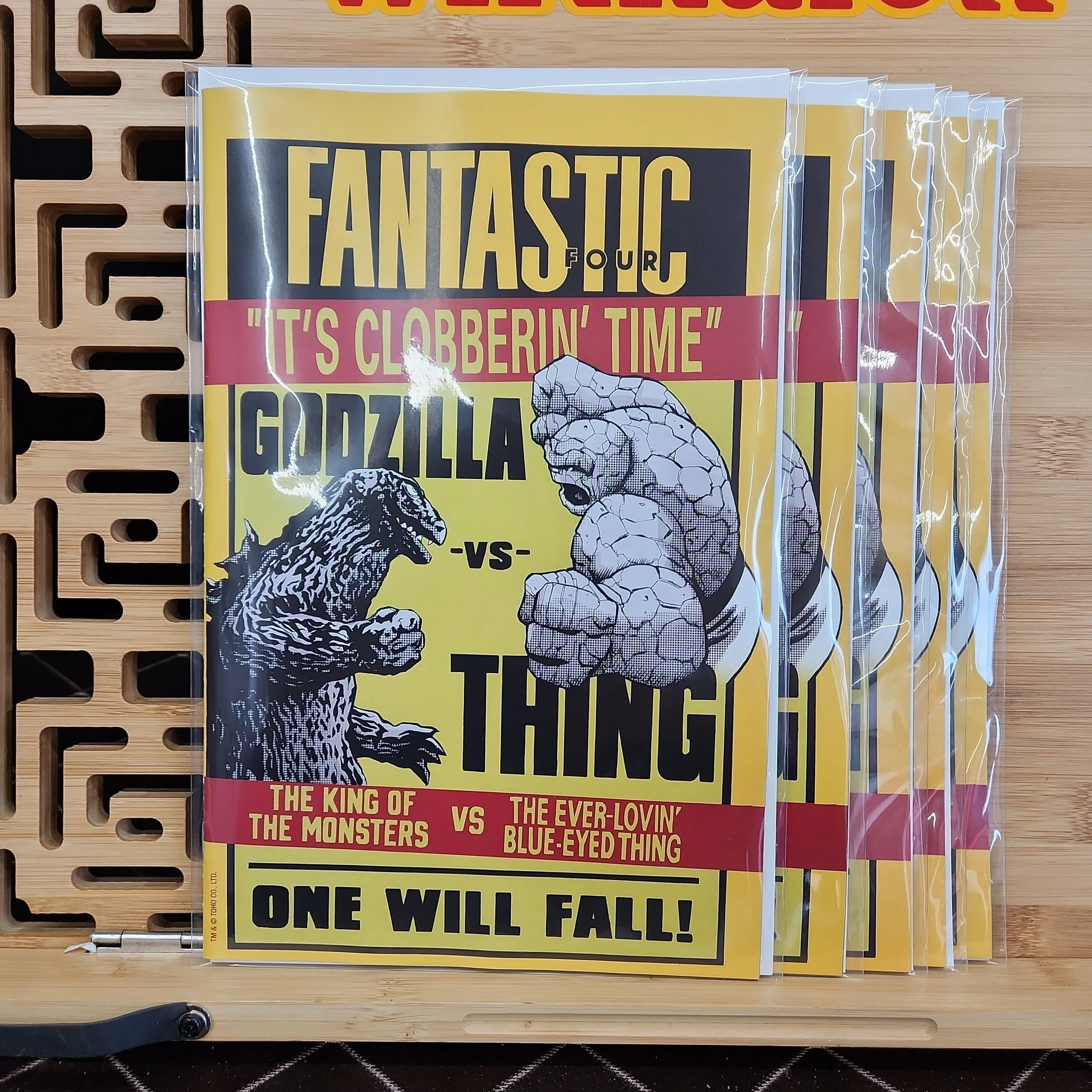 Product image for Godzilla vs. Fantastic Four #1 - Lee Garbett - Versus Variant (2025)