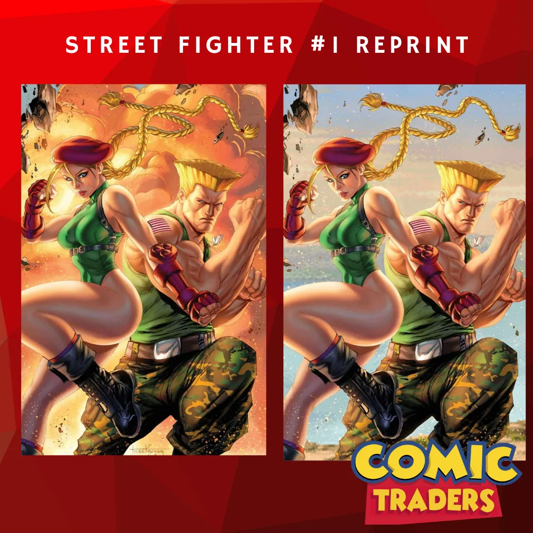 Product image for STREET FIGHTER #1 - 2025 EDITION TYLER KIRKHAM EXCLUSIVE VARIANT 2 PACK