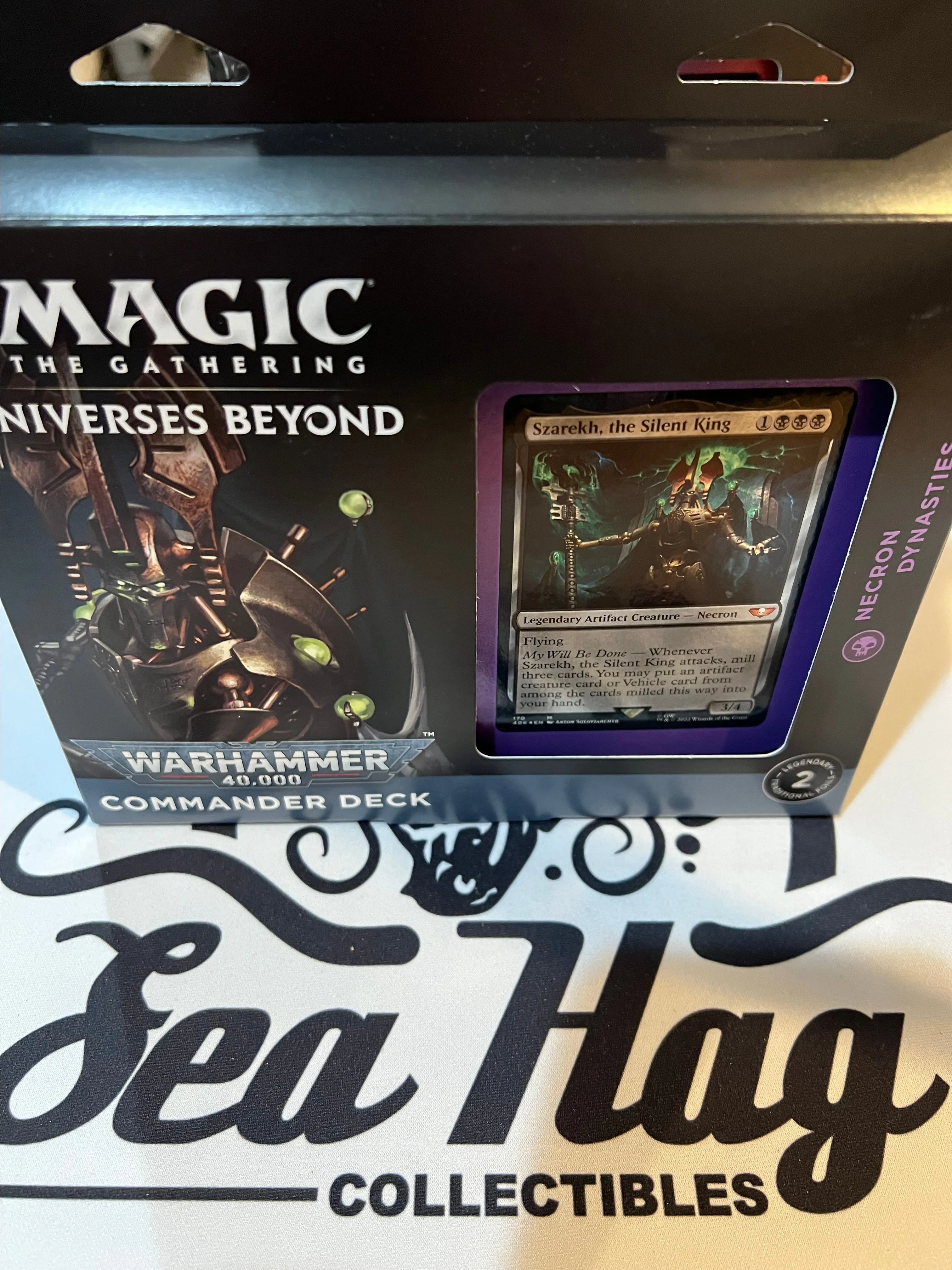 Magic Universes Beyond: Warhammer 40,000 - Necron Dynasties Commander Deck  Sealed  Whatnot: Shop, Sell, Connect