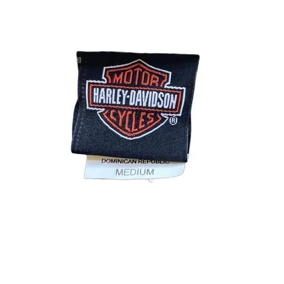 Product image for Women's Harley Davidson Blue Long Sleeve Shirt Size M