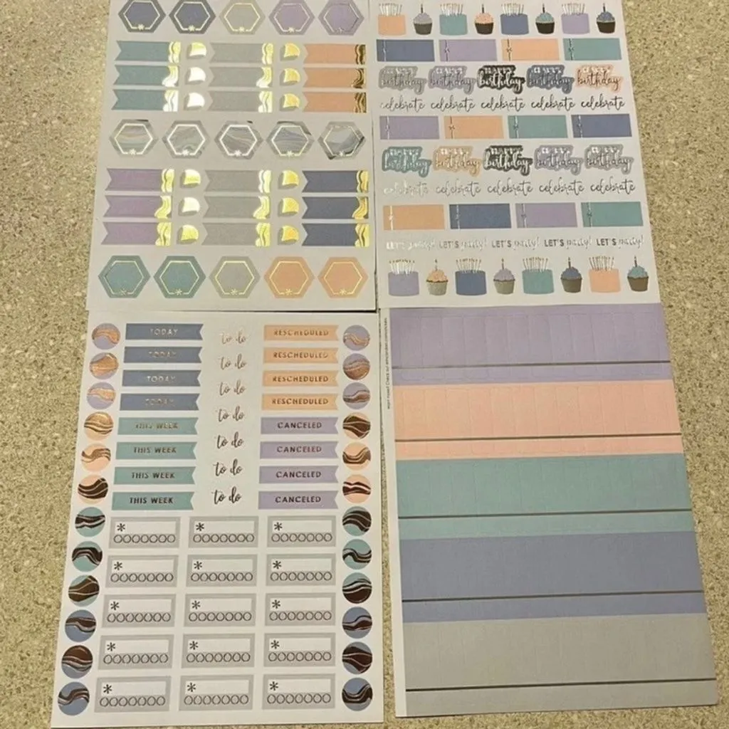 Product image for Erin Condren Planner Stickers From 2021 Planner