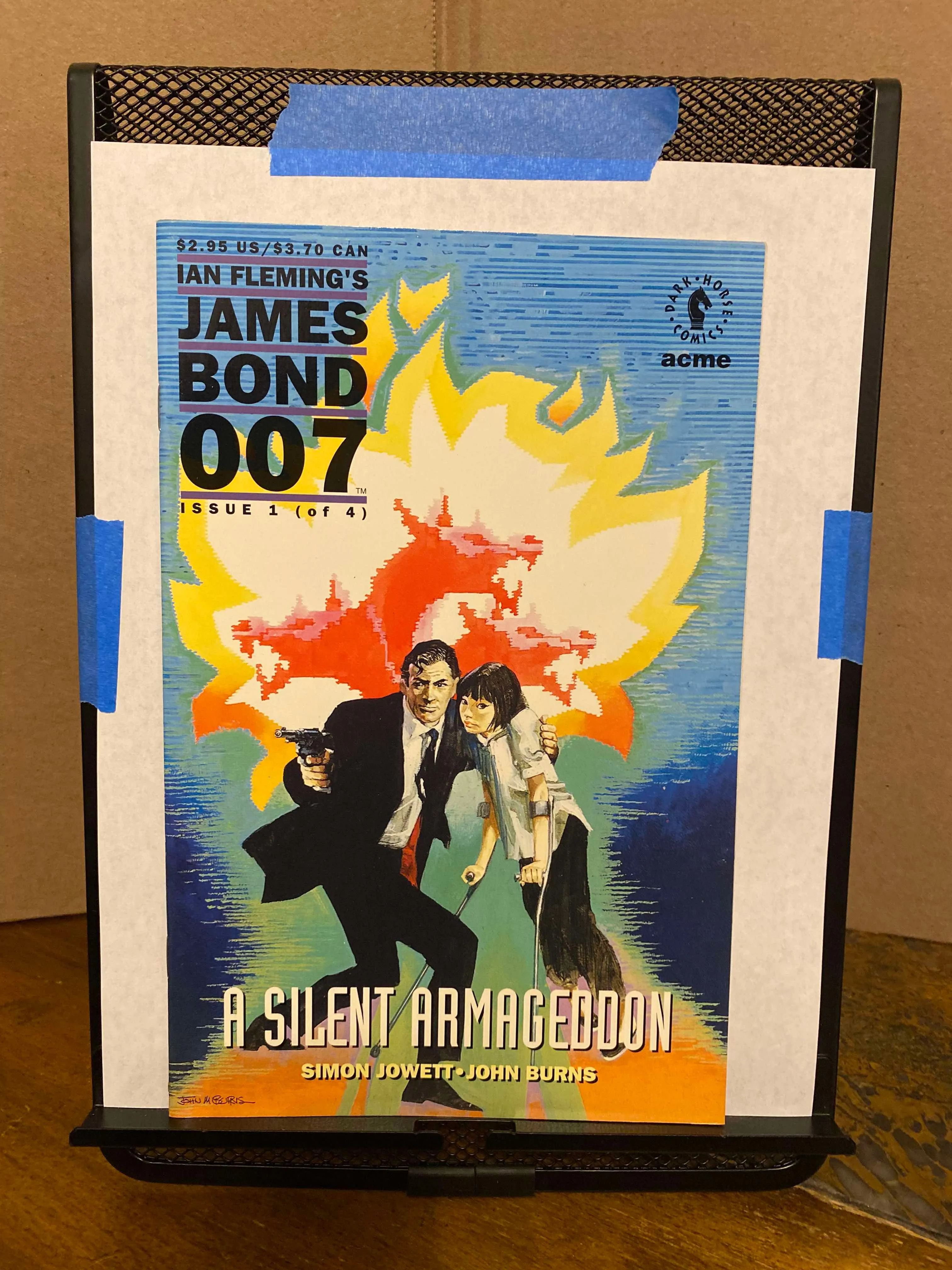 Product image for 1 DARK HORSE COMICS JAMES BOND 007 A SILENT ARMAGEDDON (1993) 1ST PRINT