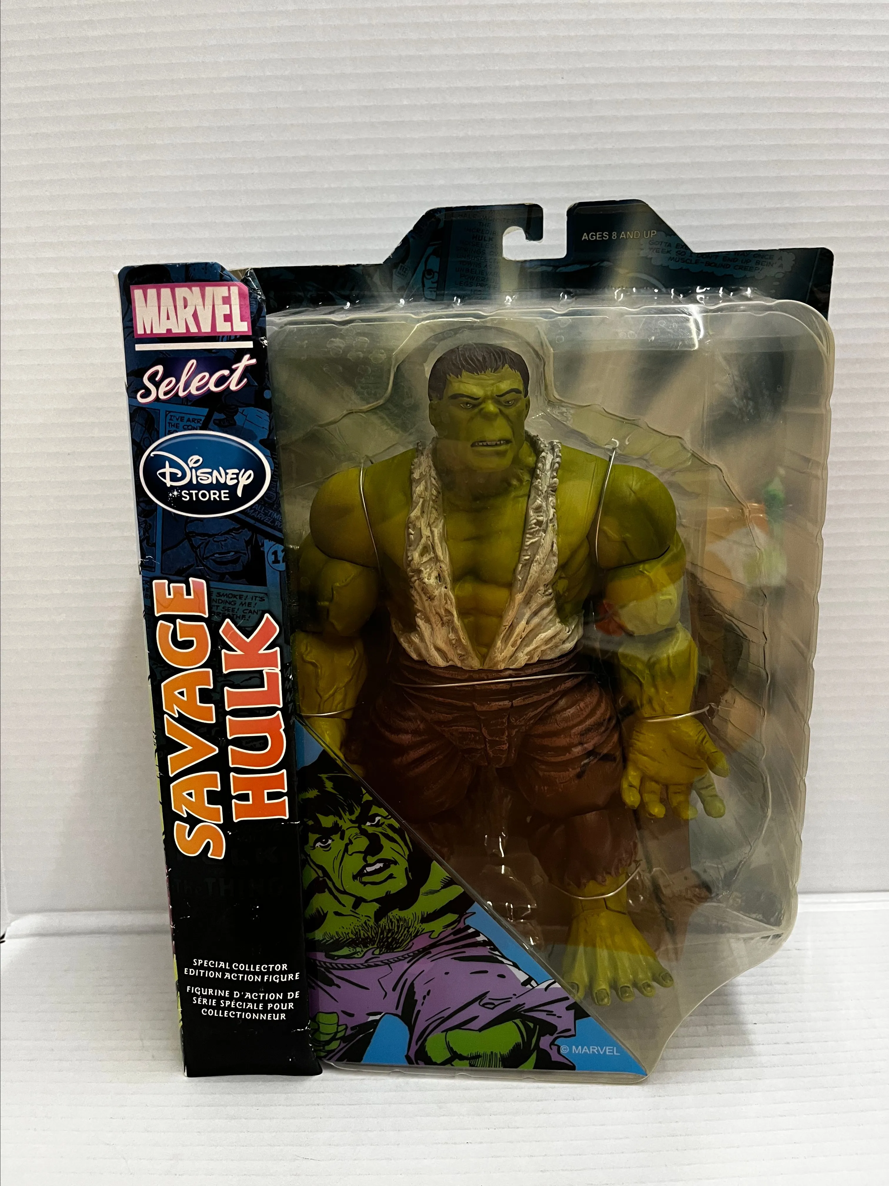 Product image for Diamond Marvel Select Savage Hulk Action Figure 10'' Disney store NIB