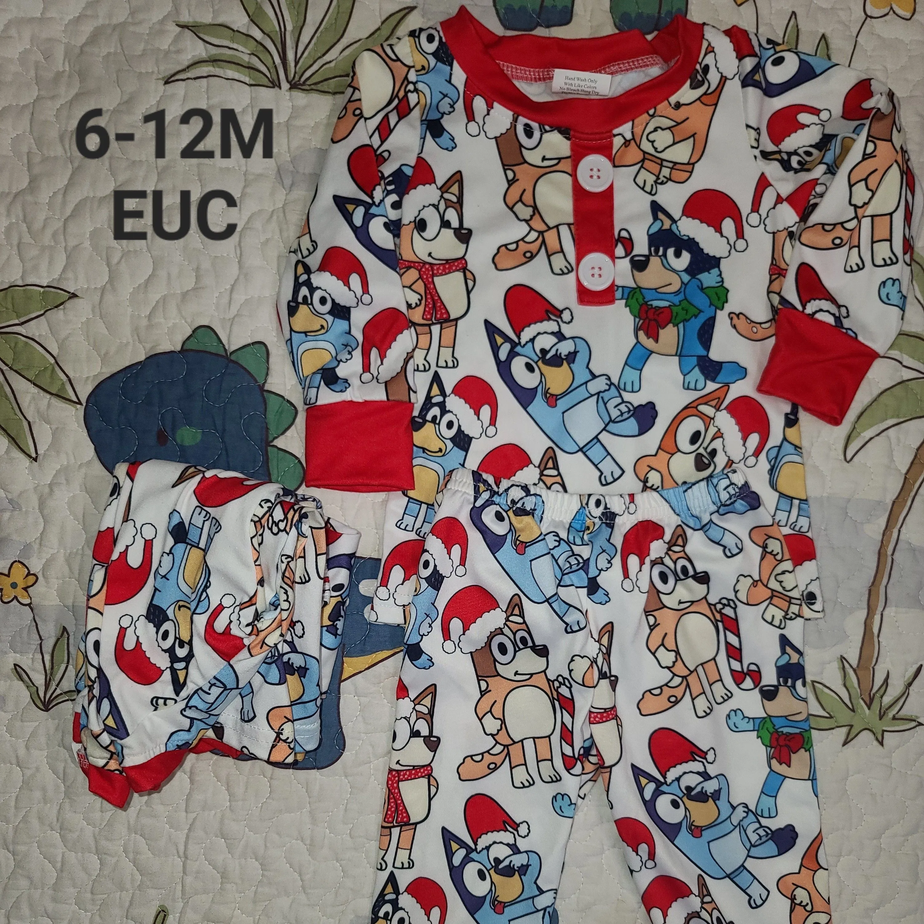 Product image for Bluey Christmas 2 PC 6-12m