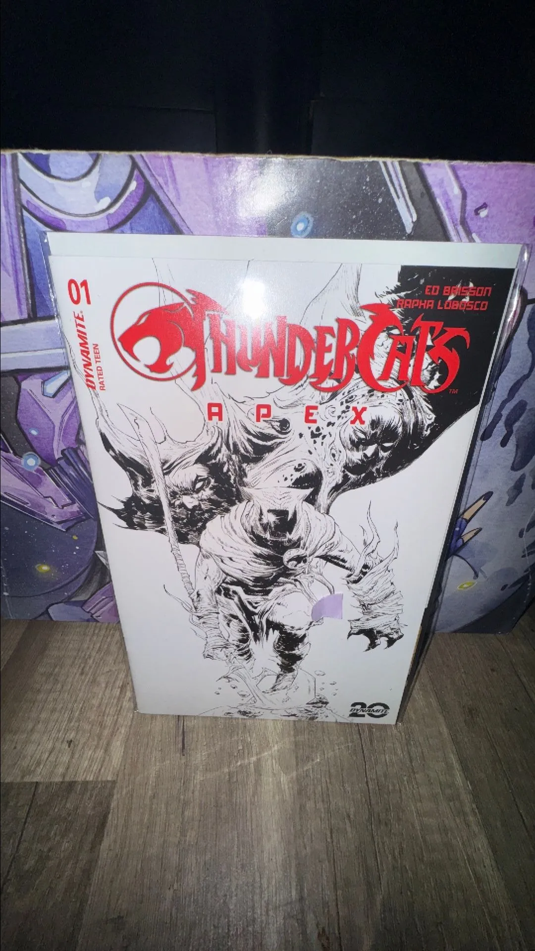 Product image for Thundercat Apex #1 black, and white variant exclusive