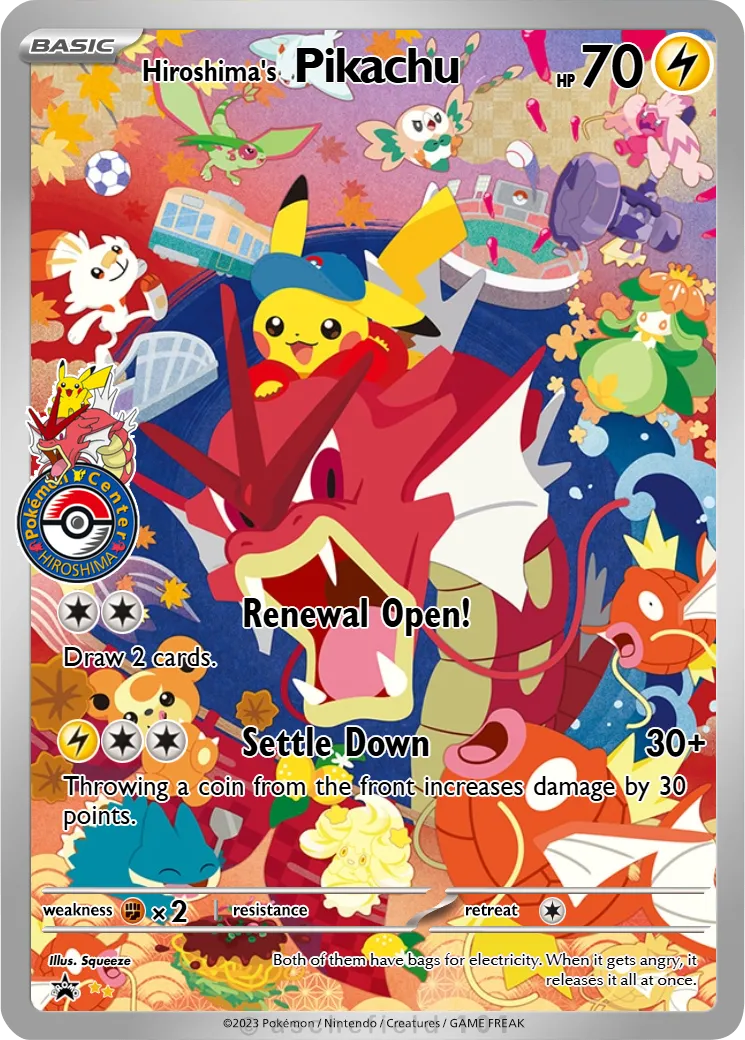 Hiroshima's Pikachu Custom Pokmon Card  Whatnot: Shop, Sell, Connect