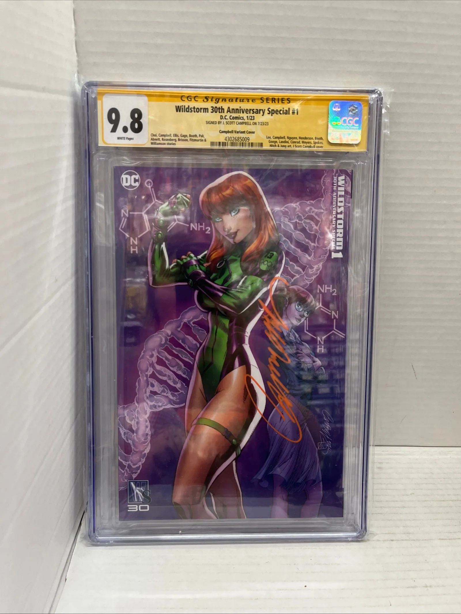 Product image for Windstorm 30th Special #1 CGC Signature Series 9.8 J. Scott Campbell 1/23